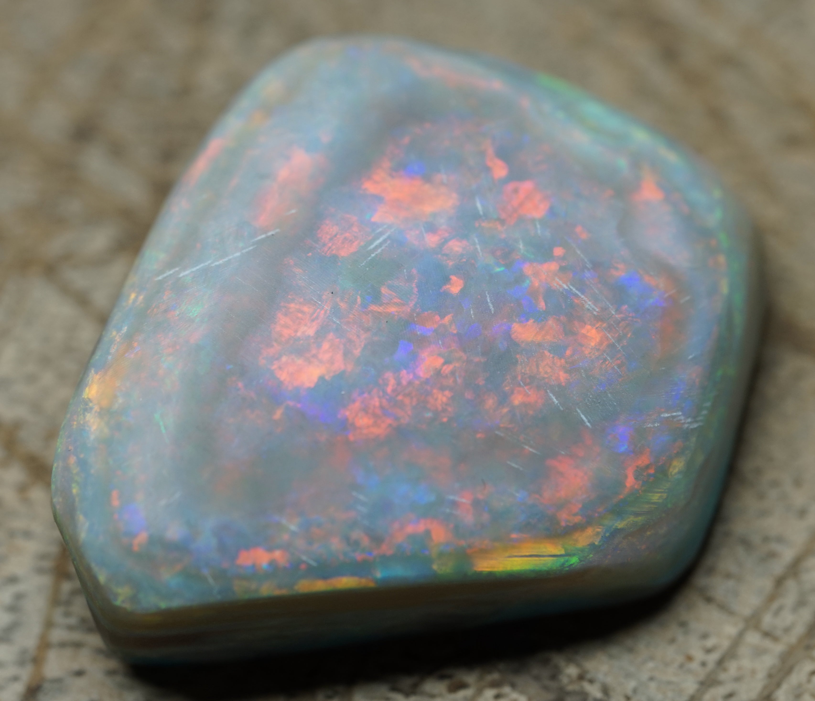 Collector Rough Mintabie Seam Opal - 155 Carats. 0011