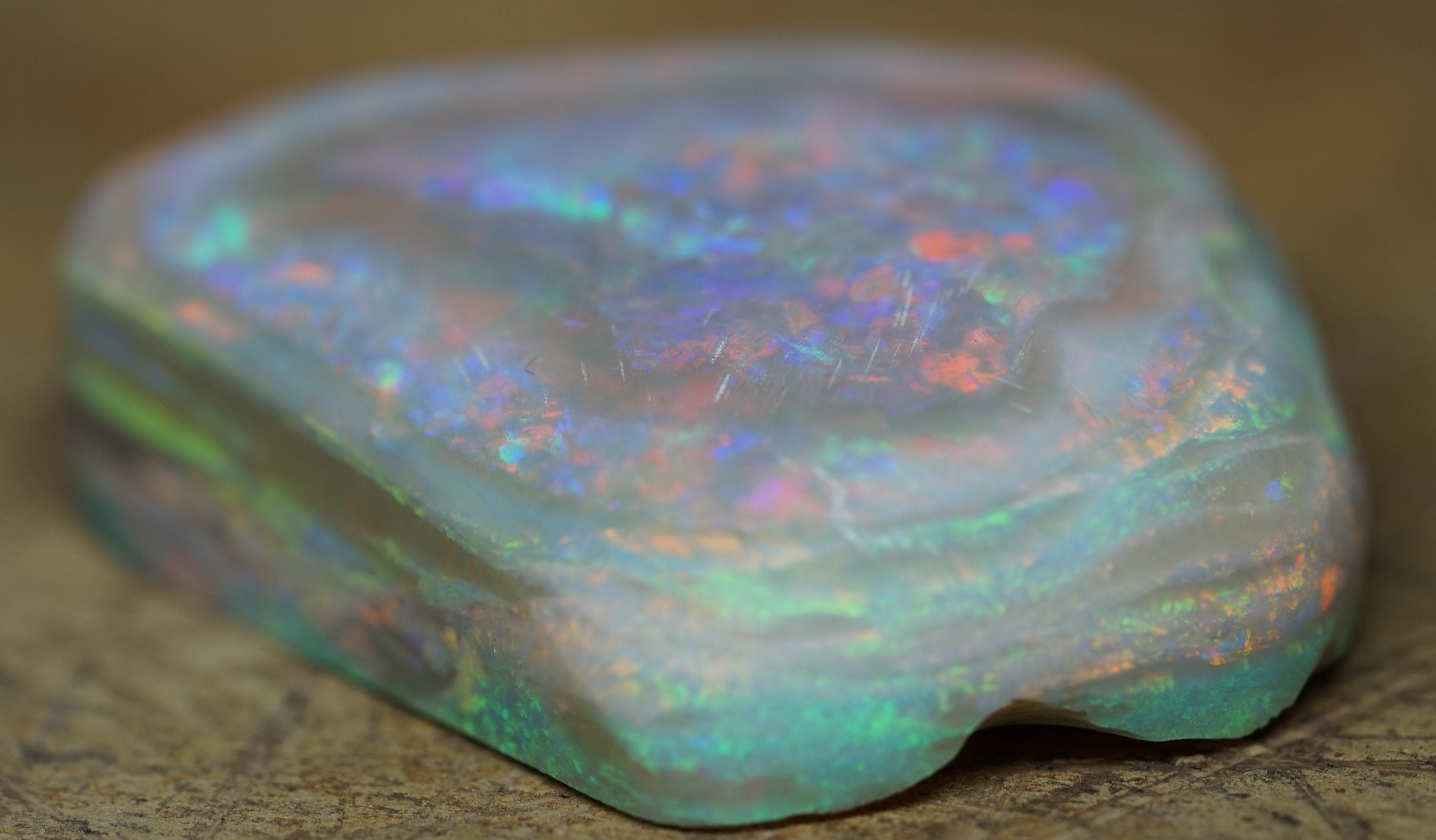 Collector Rough Mintabie Seam Opal - 155 Carats. 0011
