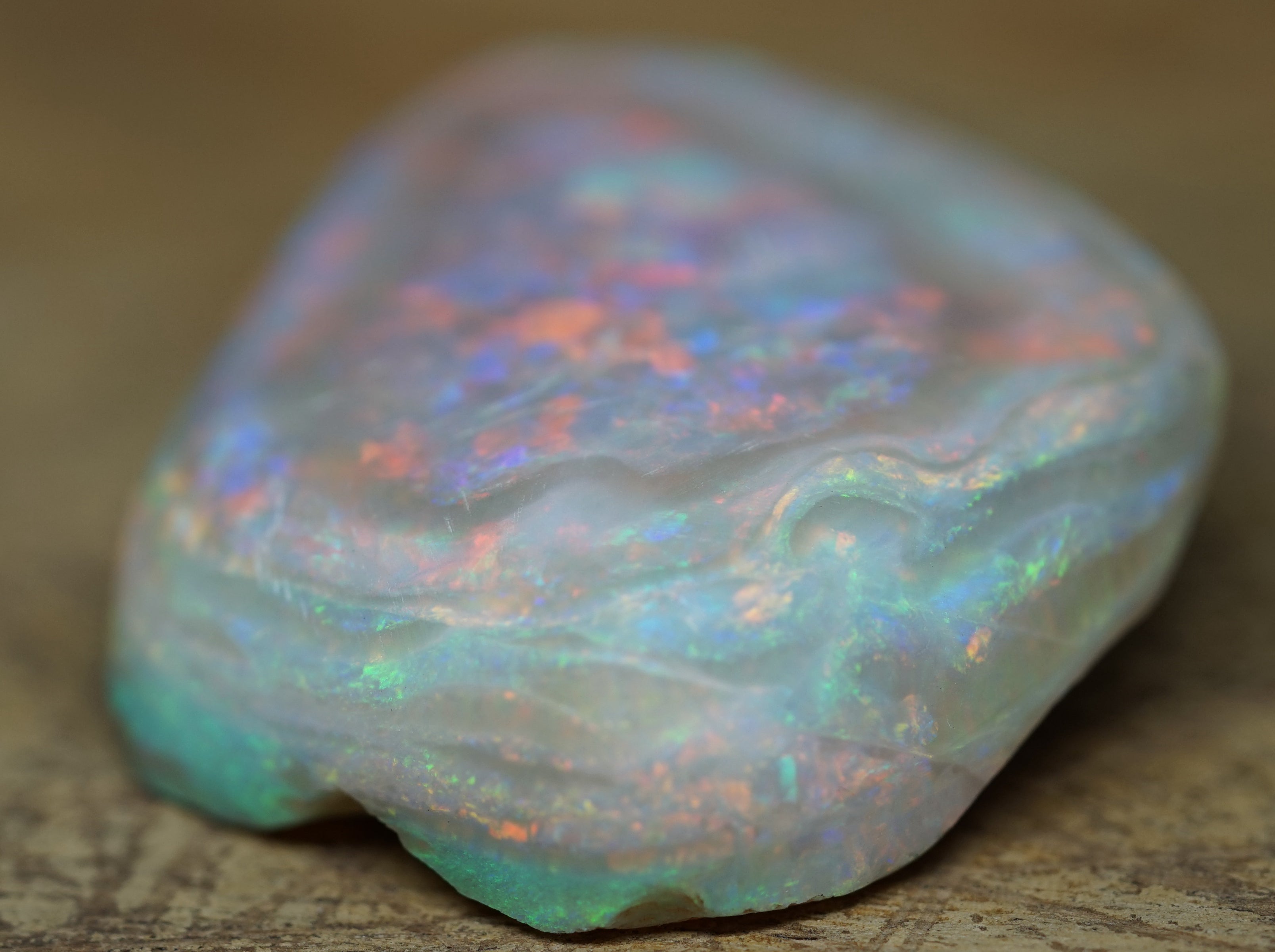 Collector Rough Mintabie Seam Opal - 155 Carats. 0011