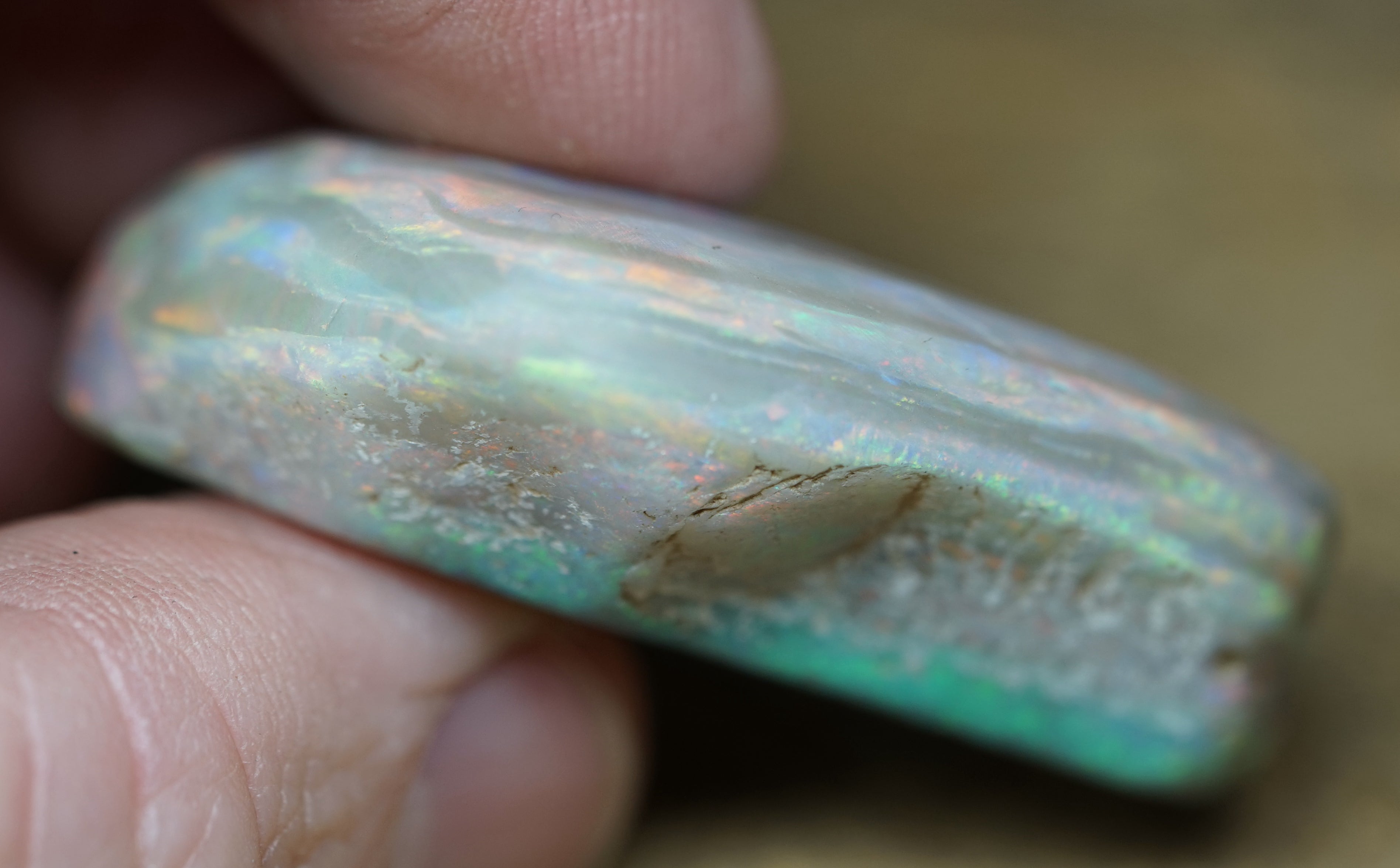 Collector Rough Mintabie Seam Opal - 155 Carats. 0011