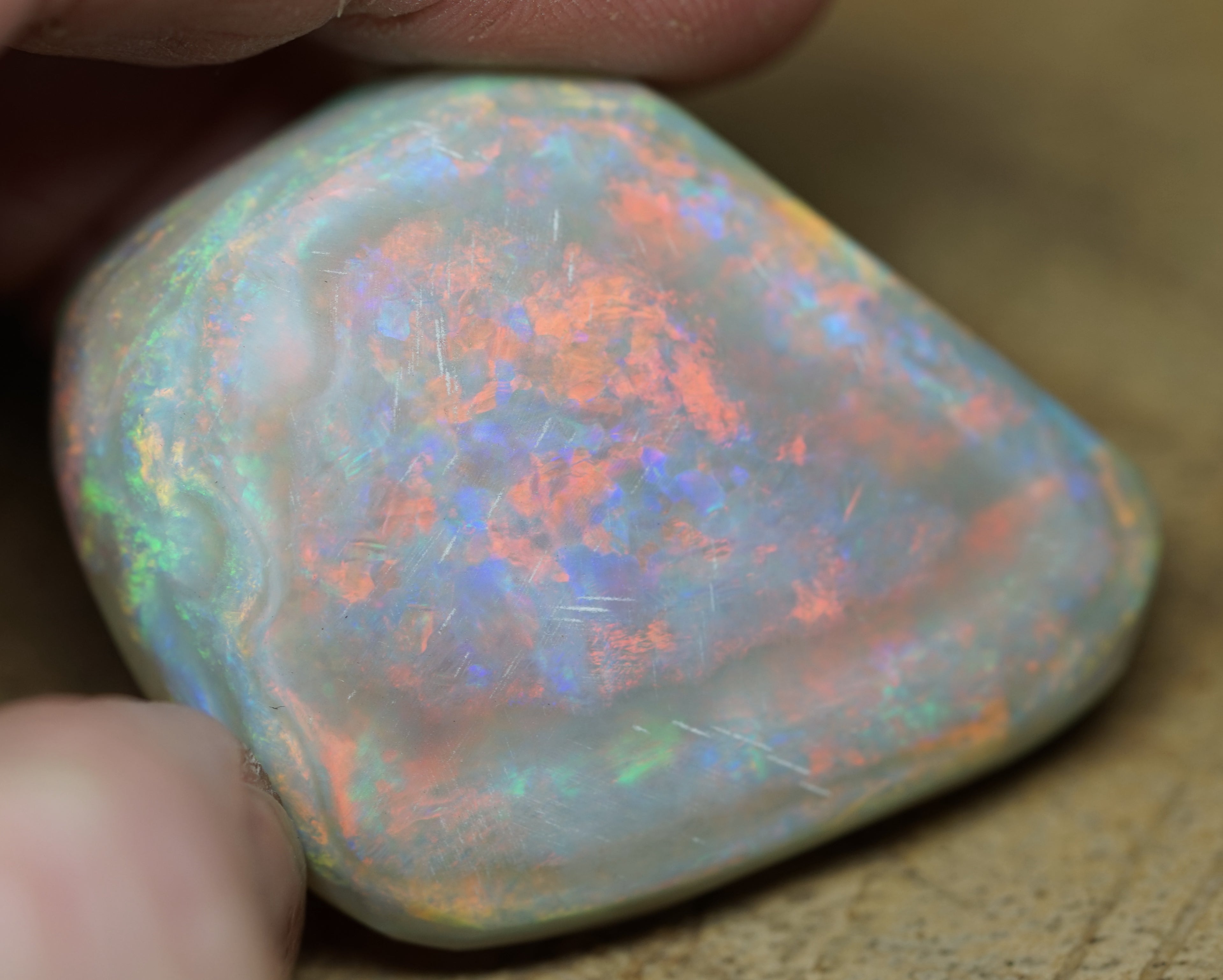 Collector Rough Mintabie Seam Opal - 155 Carats. 0011