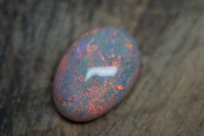 8.9 Carat Mintabie Red Crystal Oval - 0087