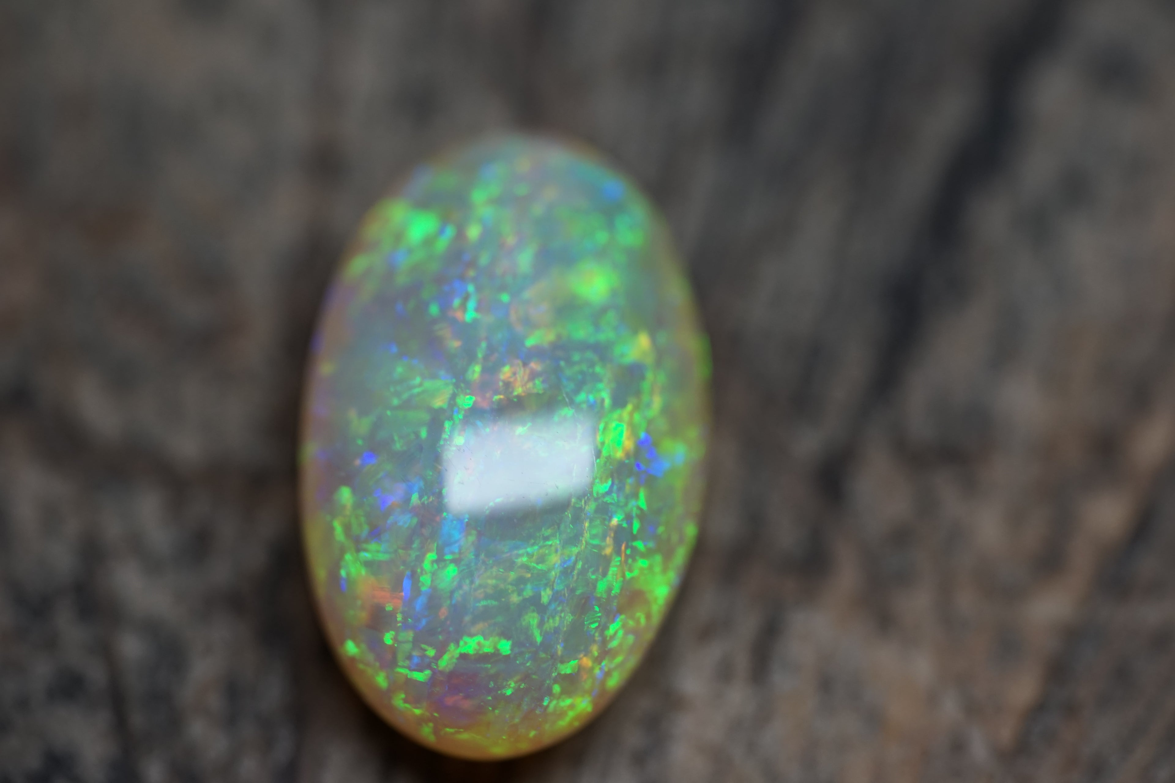 11.5 Carat Double Sided Lambina Crystal Gem Opal - 0089