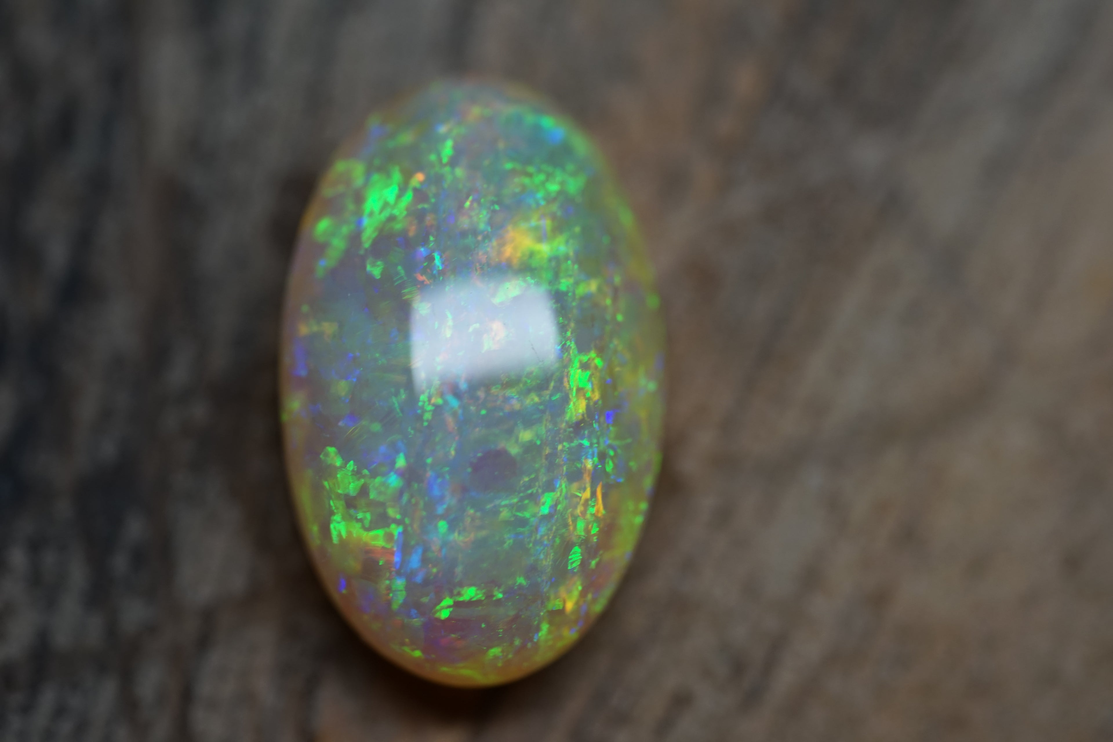11.5 Carat Double Sided Lambina Crystal Gem Opal - 0089