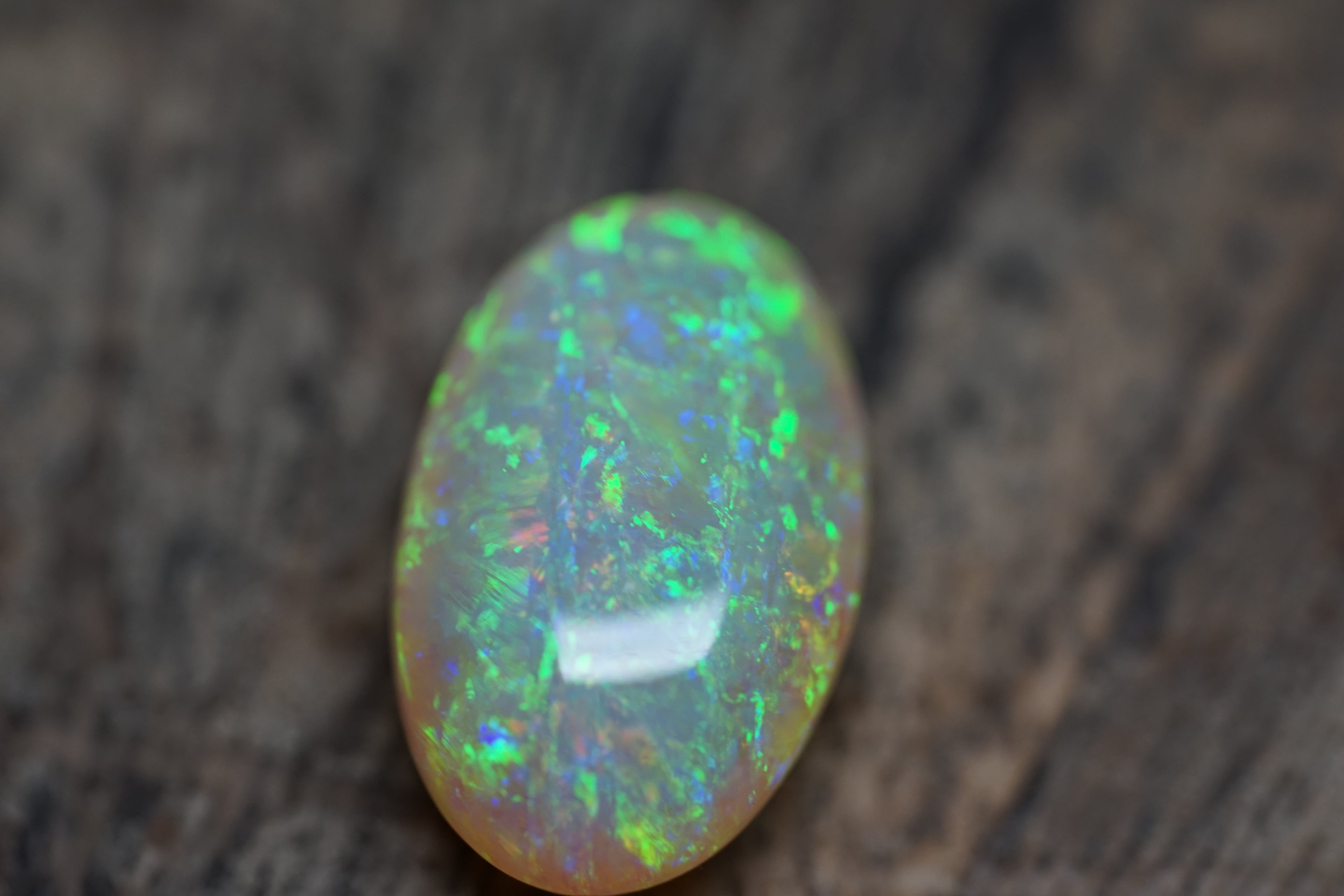 11.5 Carat Double Sided Lambina Crystal Gem Opal - 0089
