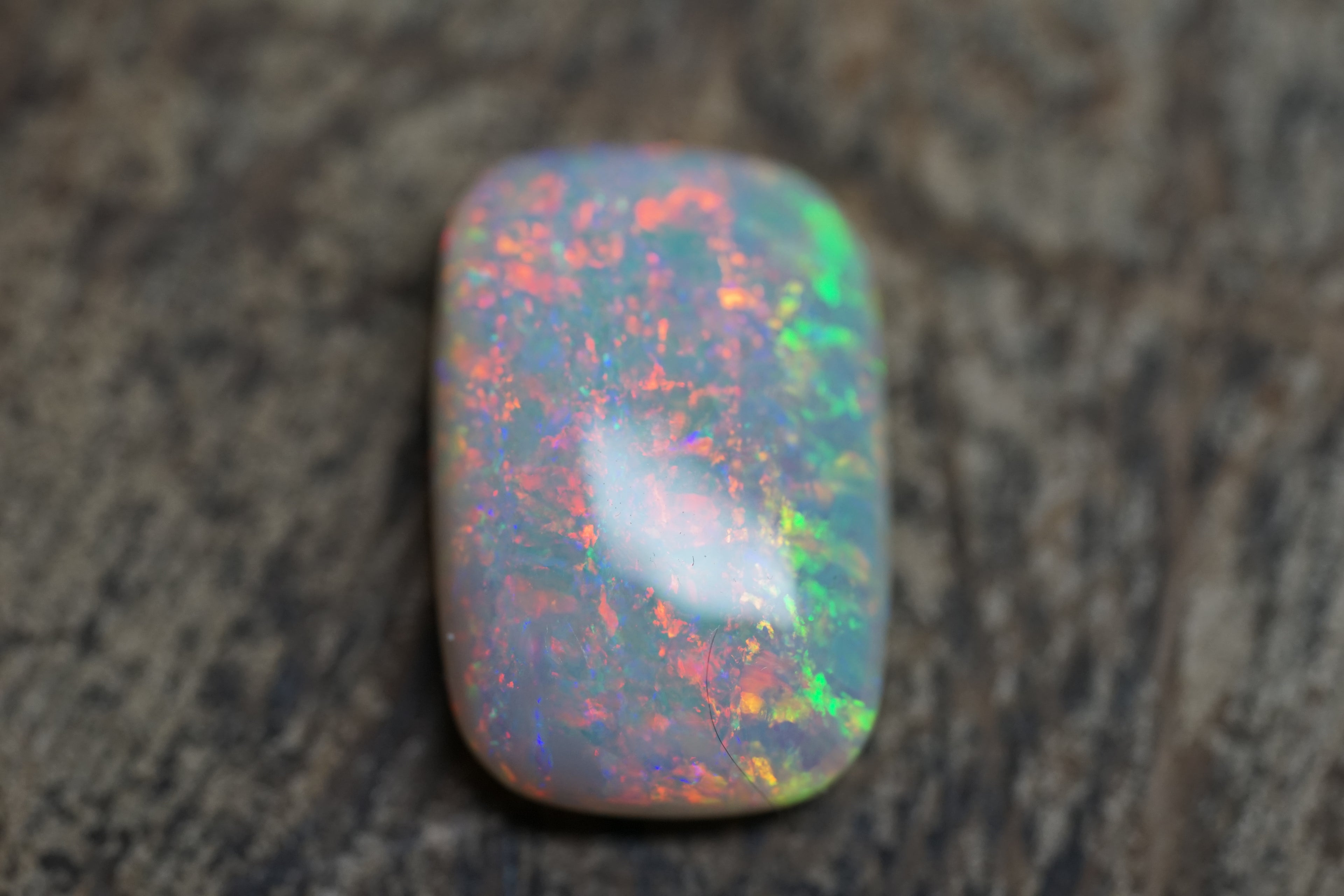 8.4 Carat Lambina Crystal Gem Opal Ringstone - 0090