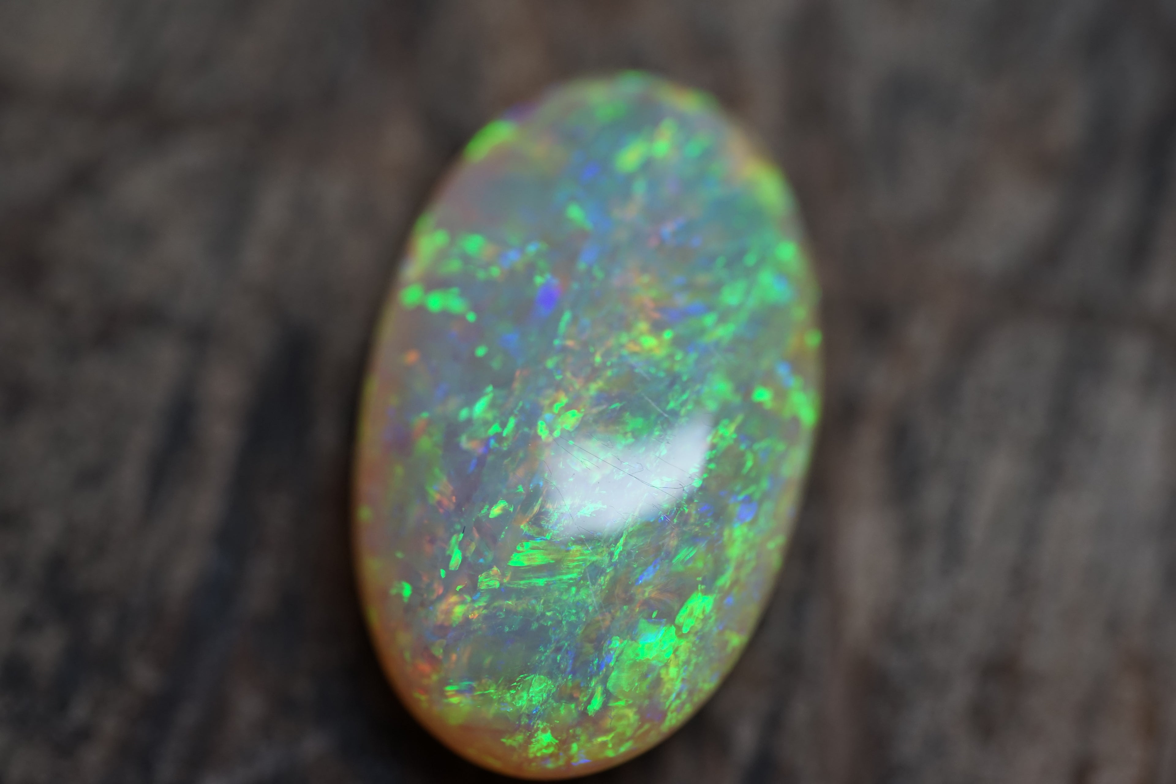 15 Carat Double Sided Gem Lambina Crystal Opal - 0091
