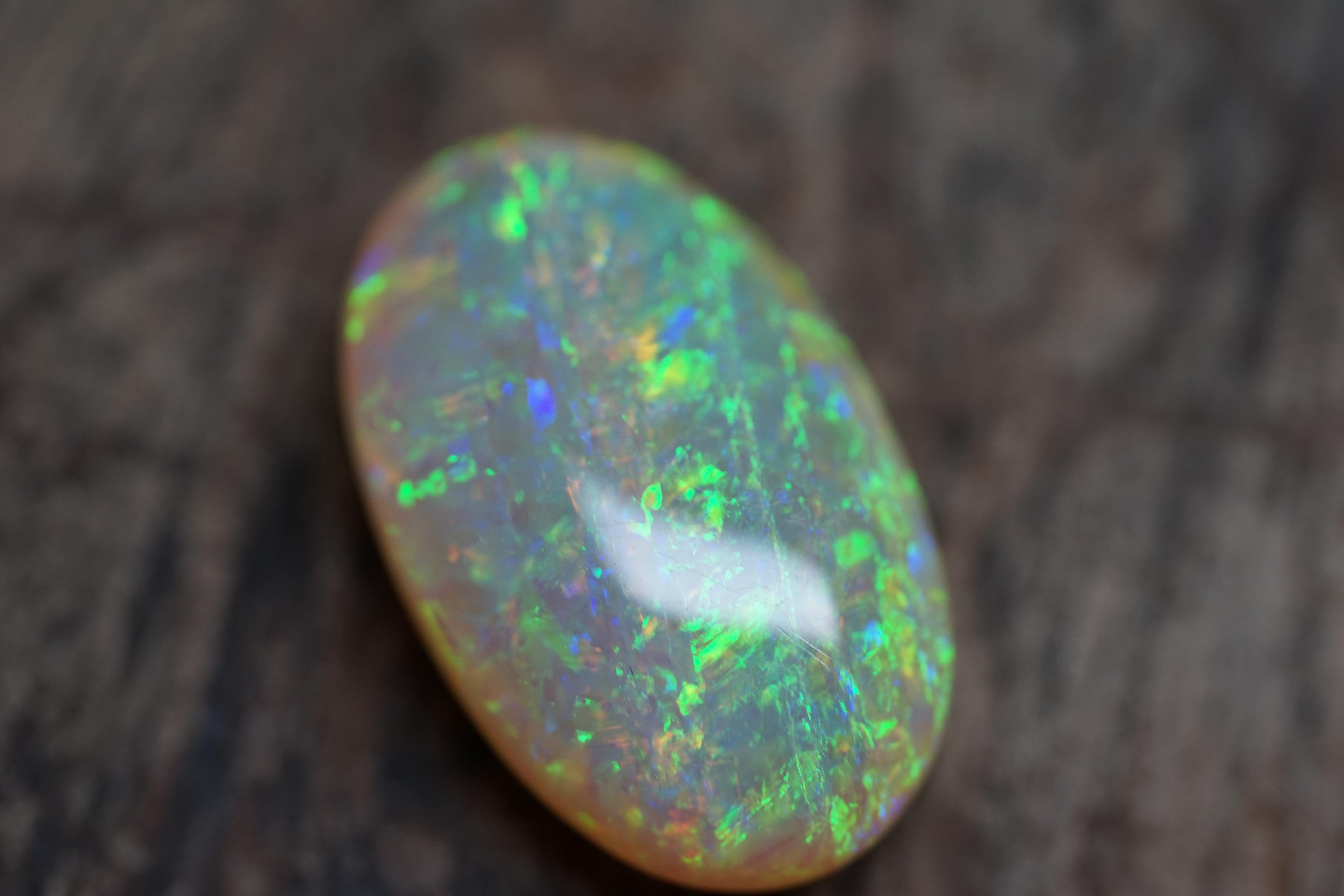 15 Carat Double Sided Gem Lambina Crystal Opal - 0091
