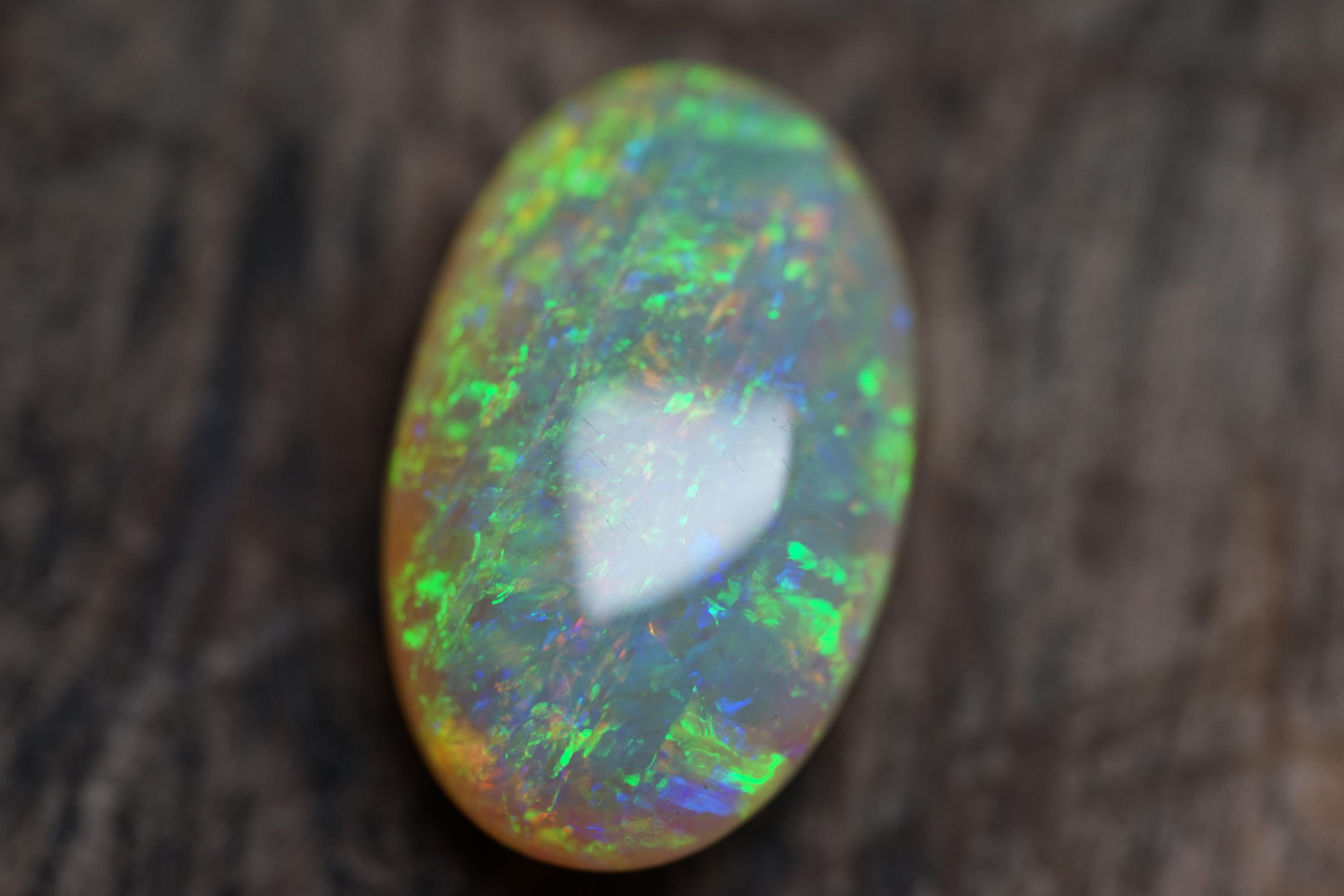 15 Carat Double Sided Gem Lambina Crystal Opal - 0091