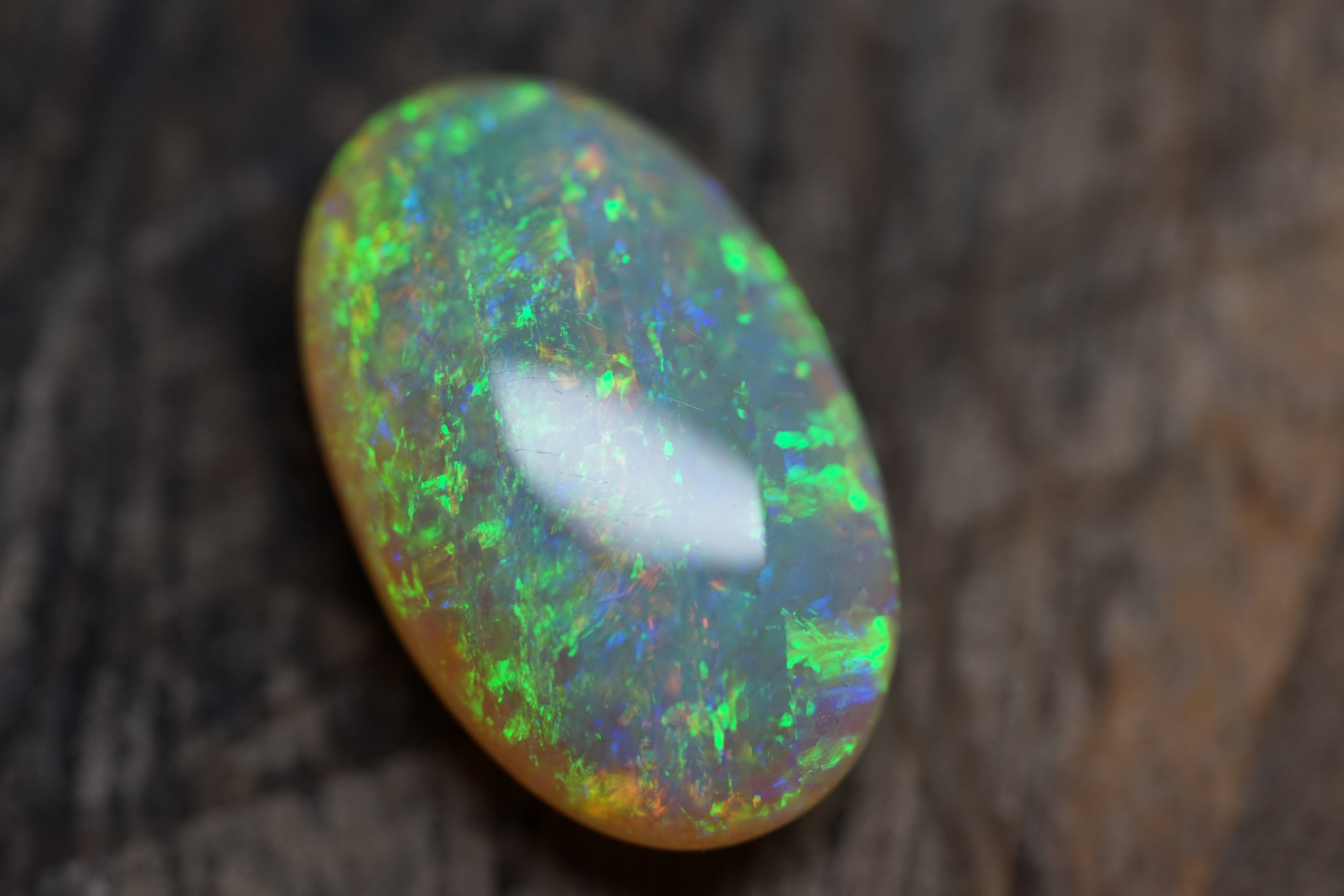 15 Carat Double Sided Gem Lambina Crystal Opal - 0091