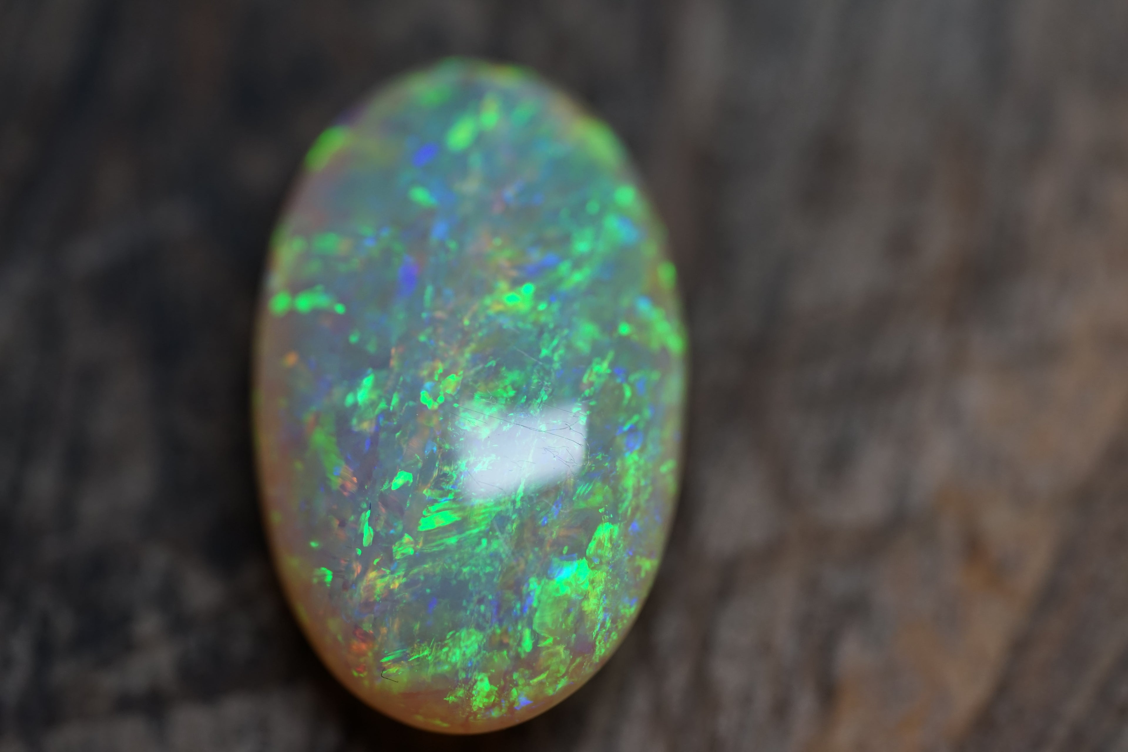 15 Carat Double Sided Gem Lambina Crystal Opal - 0091