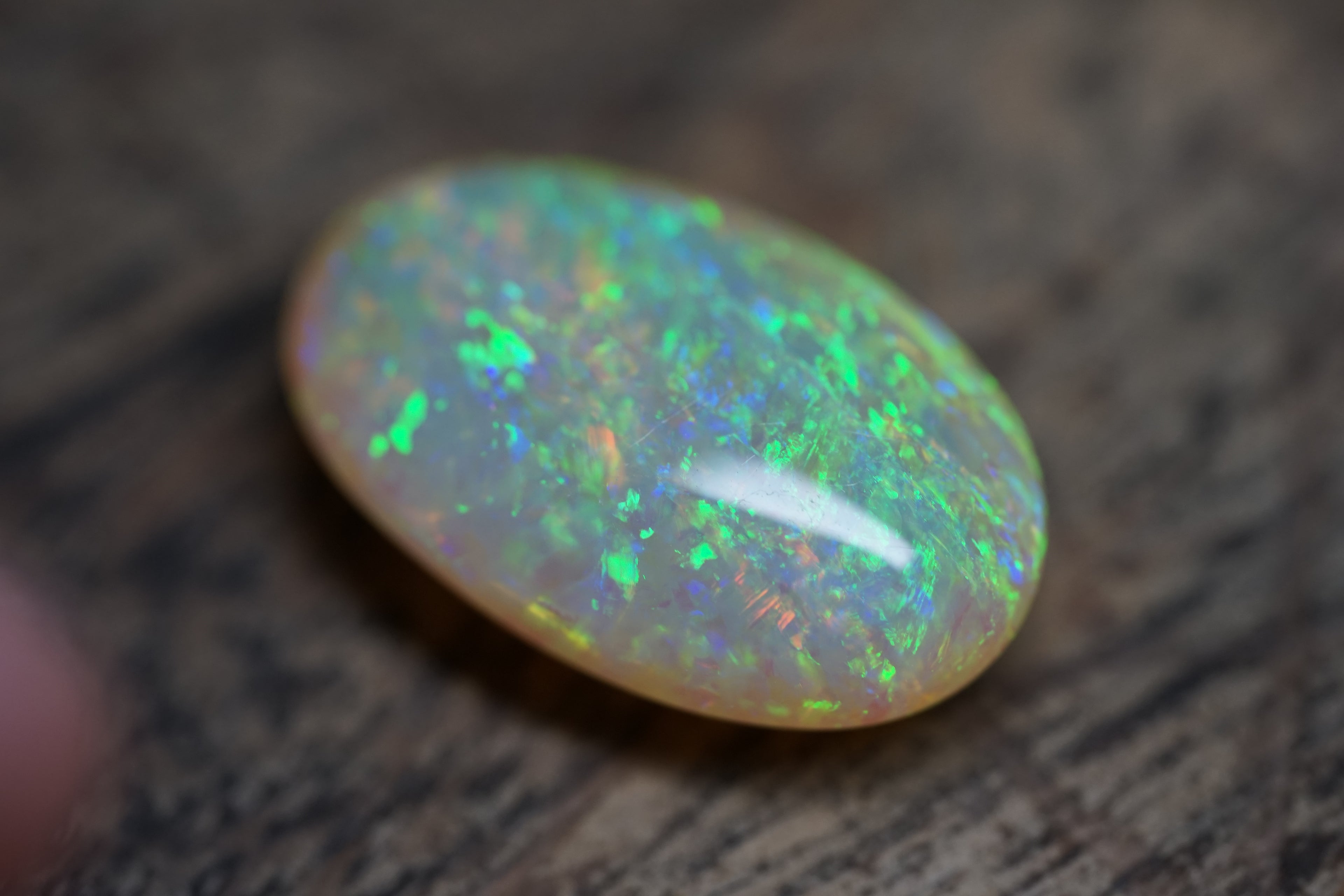 15 Carat Double Sided Gem Lambina Crystal Opal - 0091