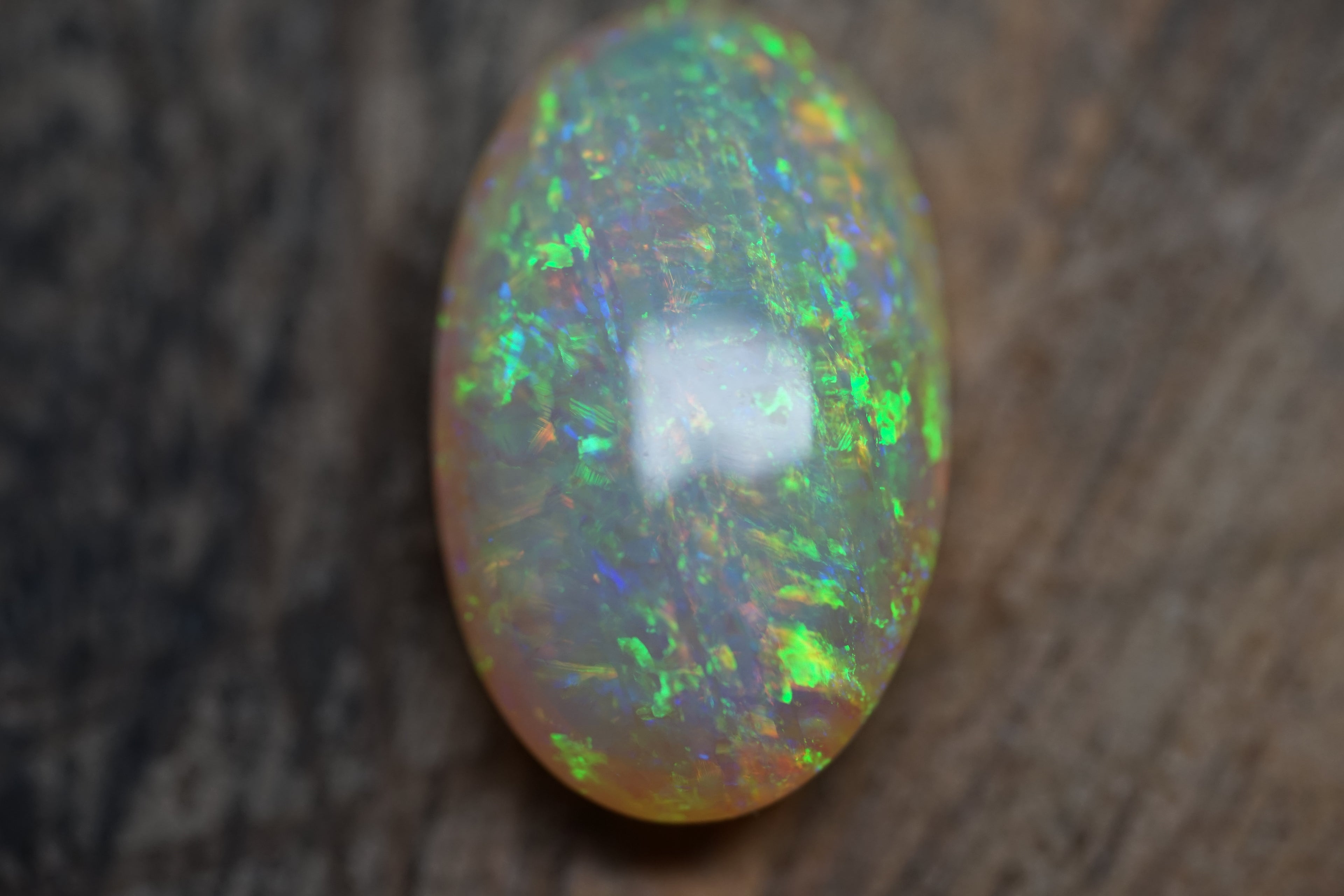 15 Carat Double Sided Gem Lambina Crystal Opal - 0091