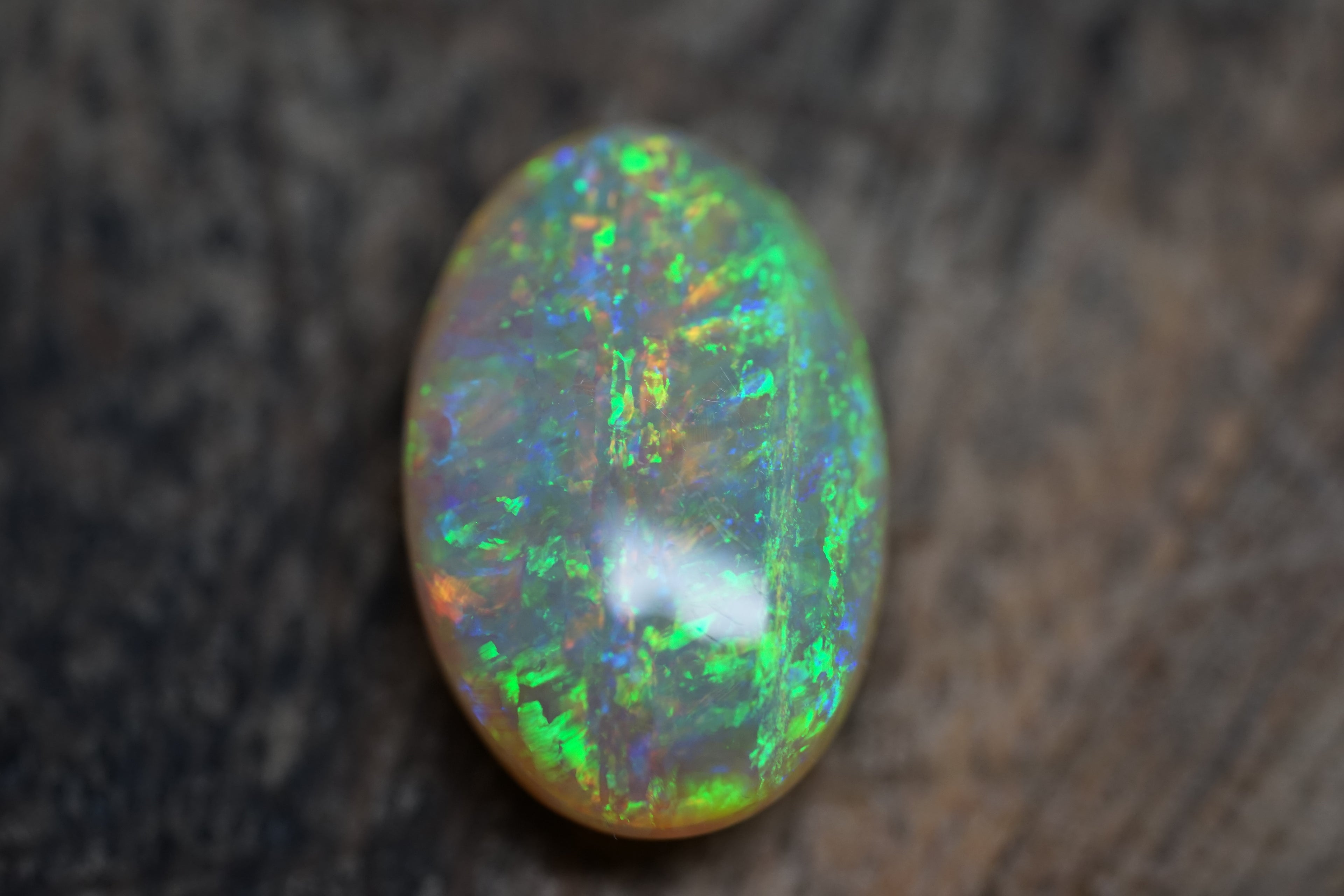 11.9 Carat Bright Double Sided Gem Opal - 0093