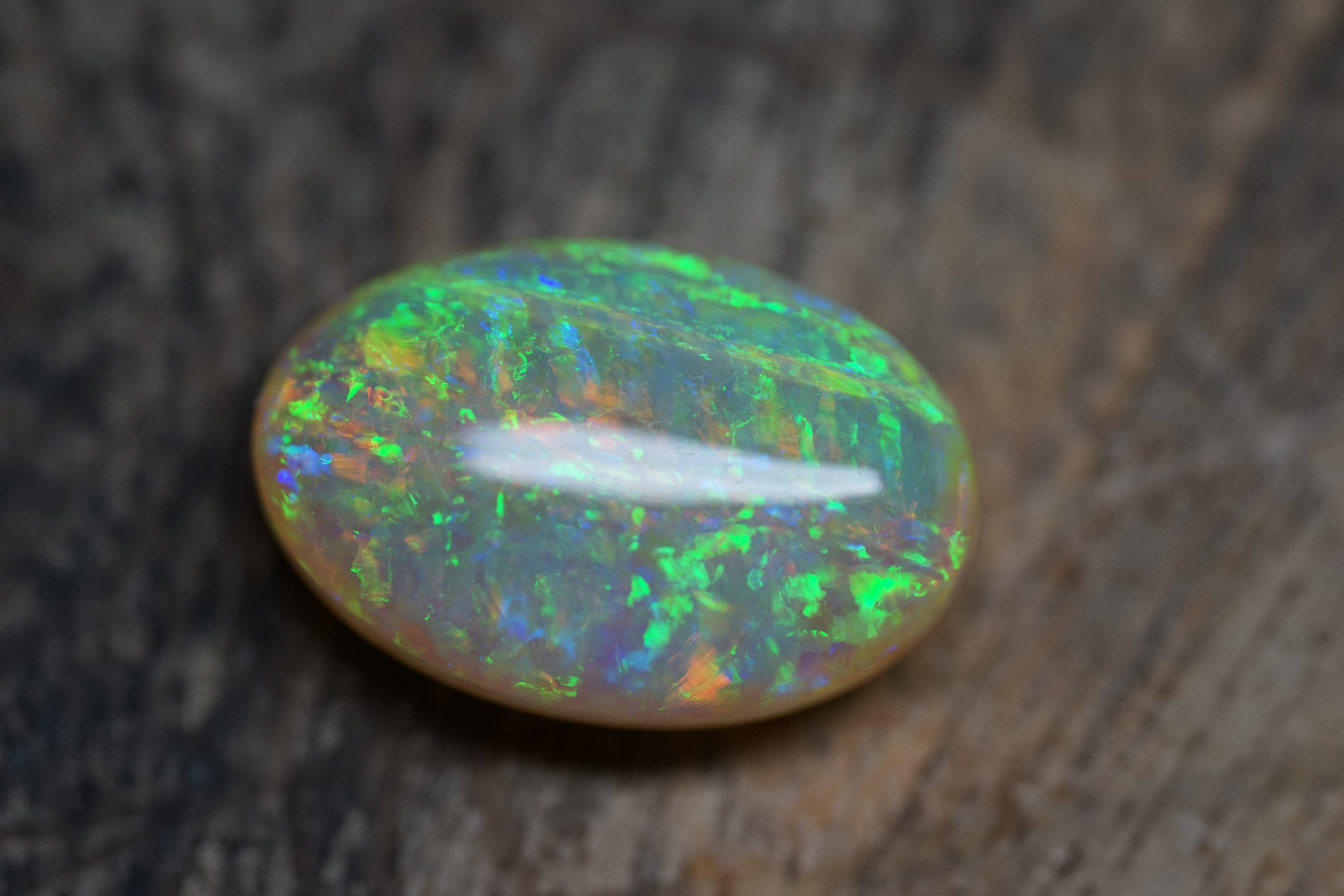11.9 Carat Bright Double Sided Gem Opal - 0093
