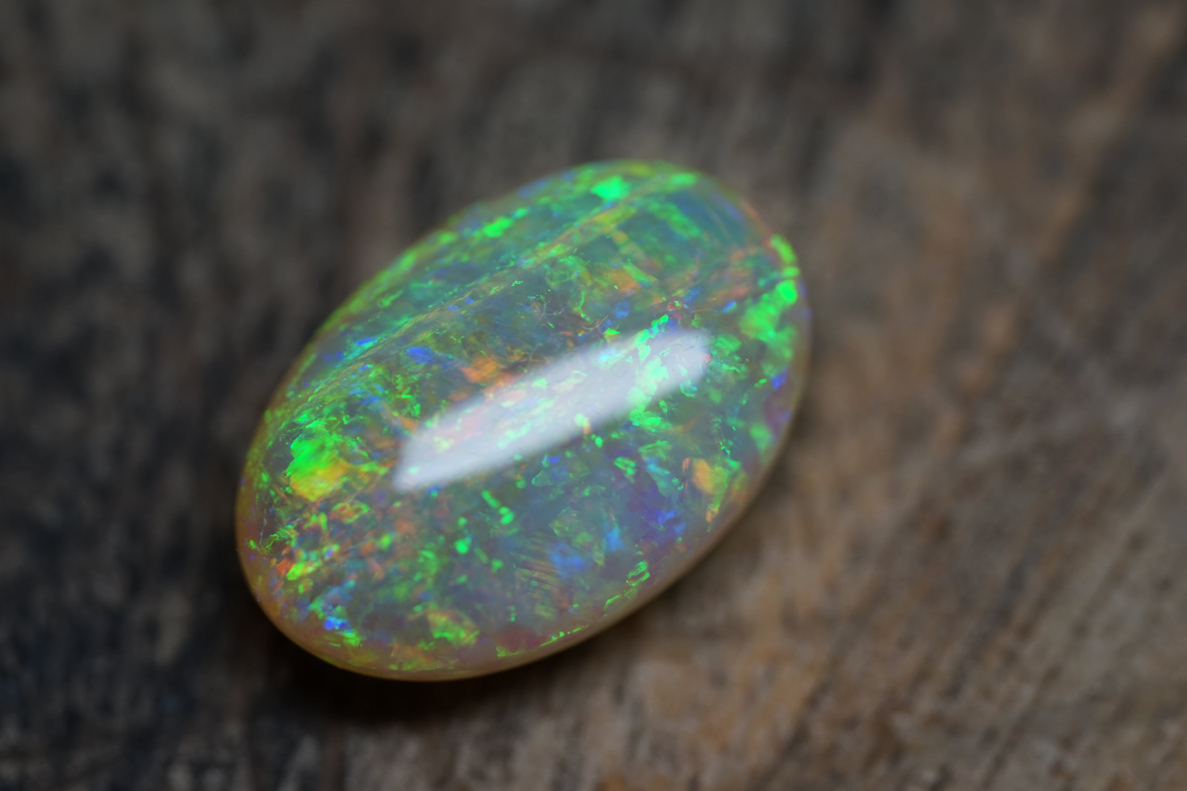 11.9 Carat Bright Double Sided Gem Opal - 0093