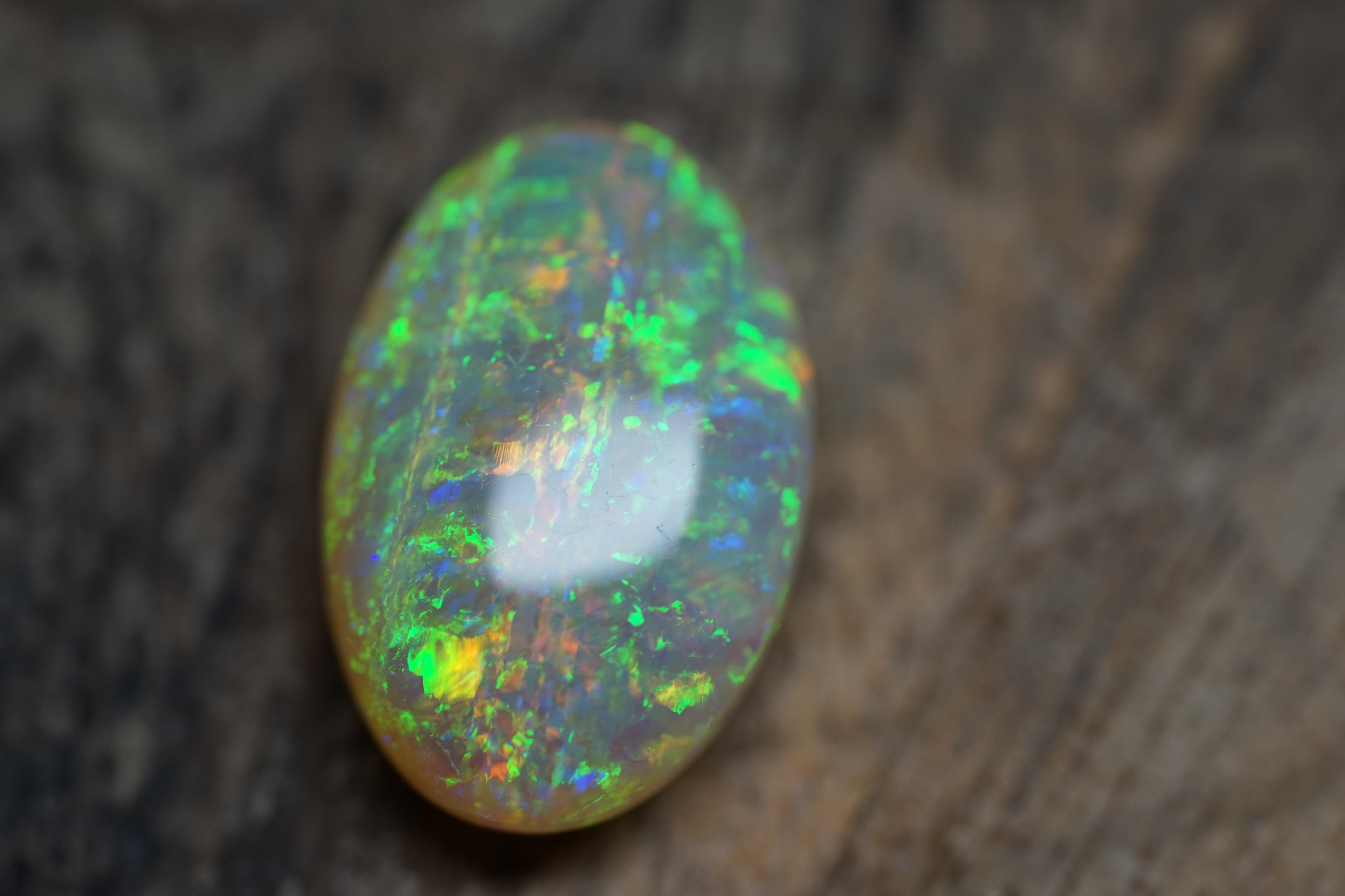 11.9 Carat Bright Double Sided Gem Opal - 0093