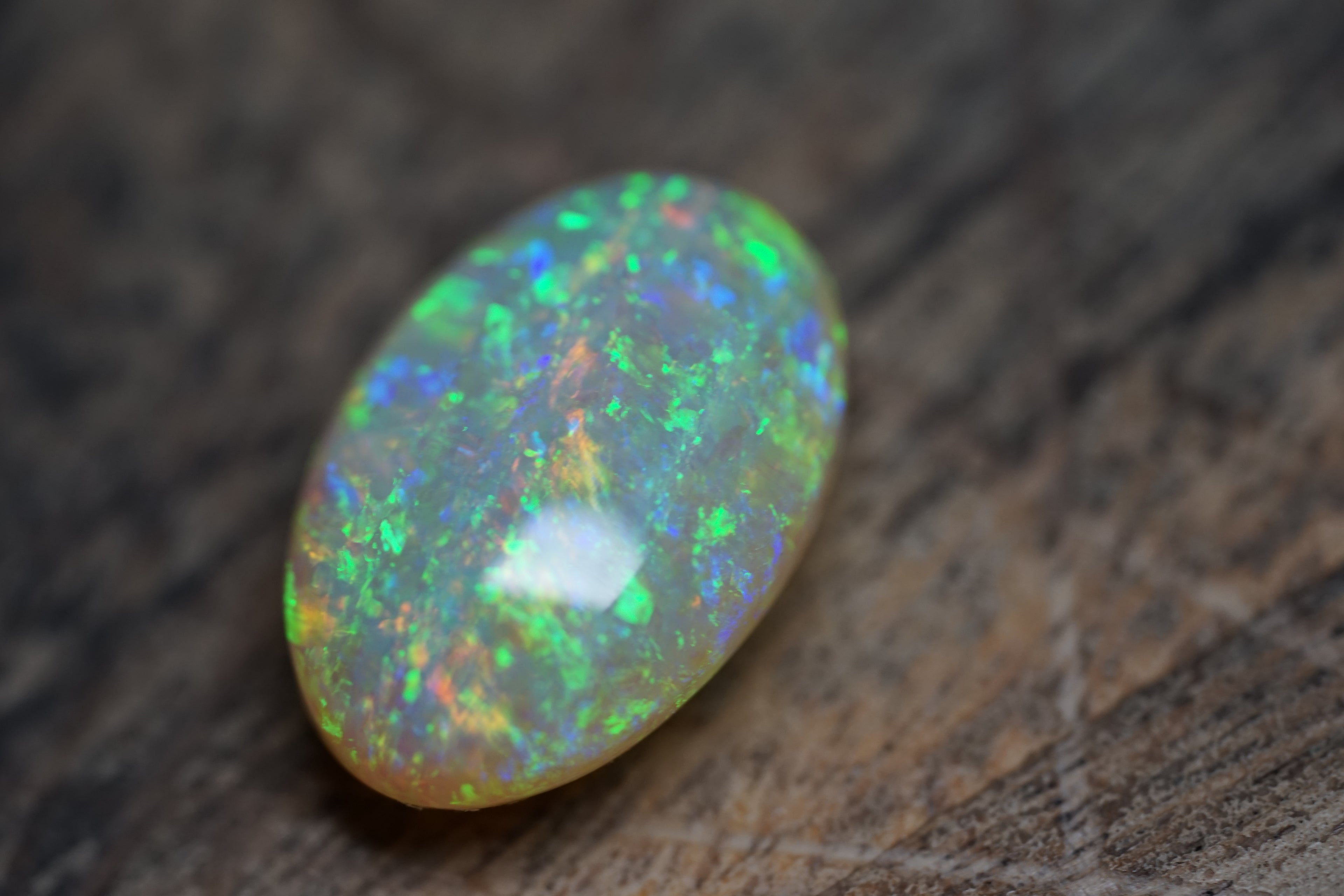 11.9 Carat Bright Double Sided Gem Opal - 0093