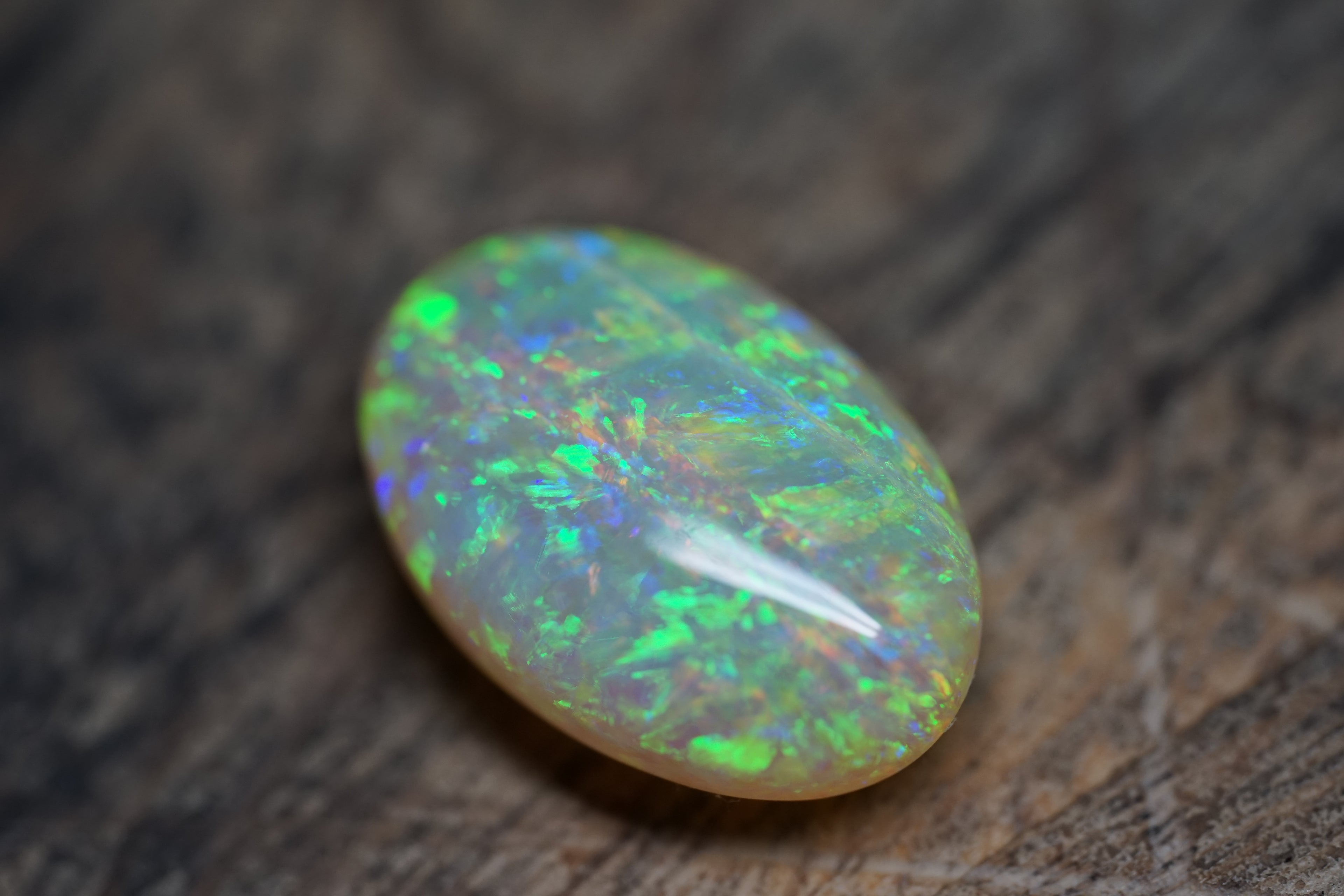 11.9 Carat Bright Double Sided Gem Opal - 0093
