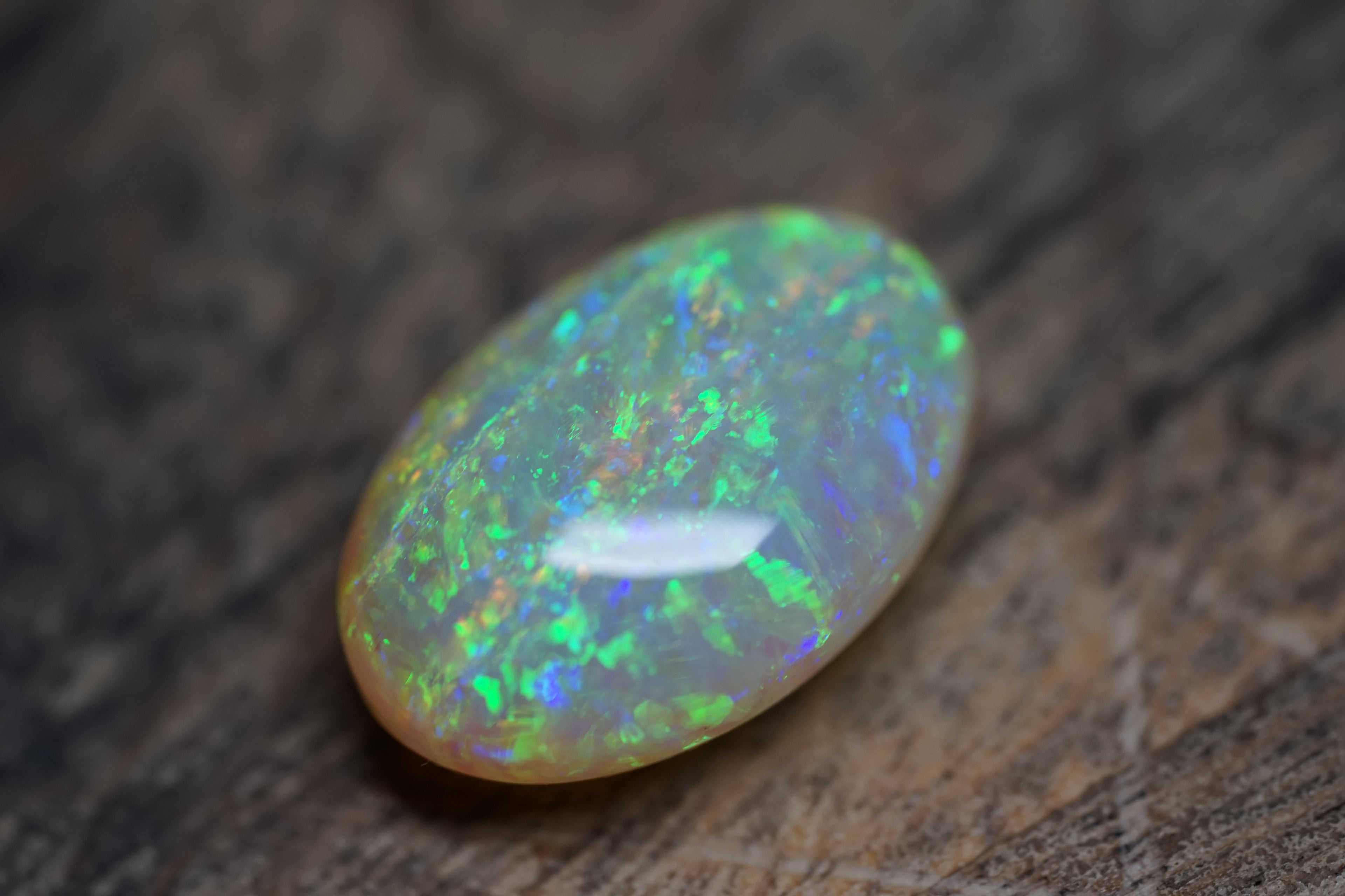 11.9 Carat Bright Double Sided Gem Opal - 0093