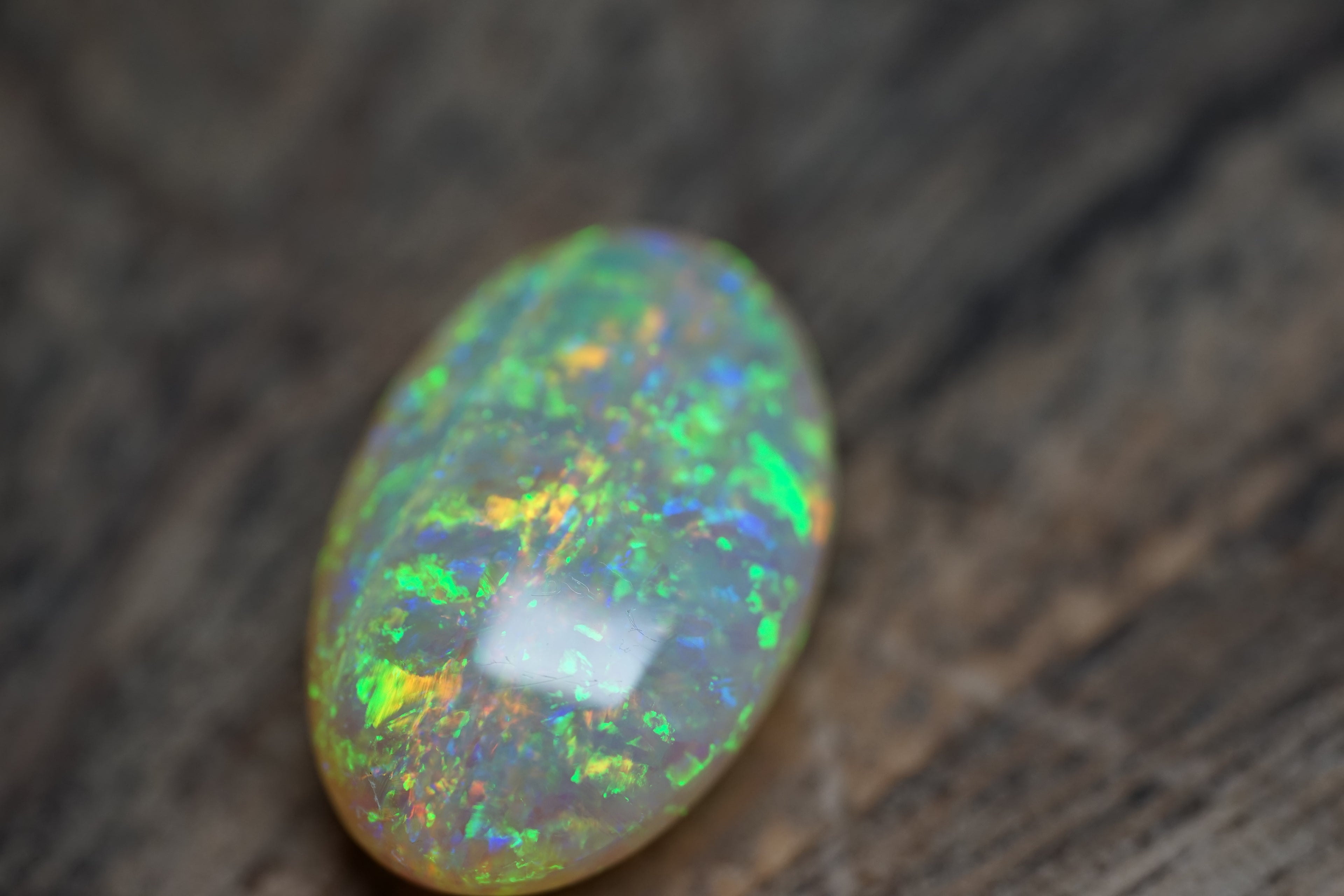 11.9 Carat Bright Double Sided Gem Opal - 0093