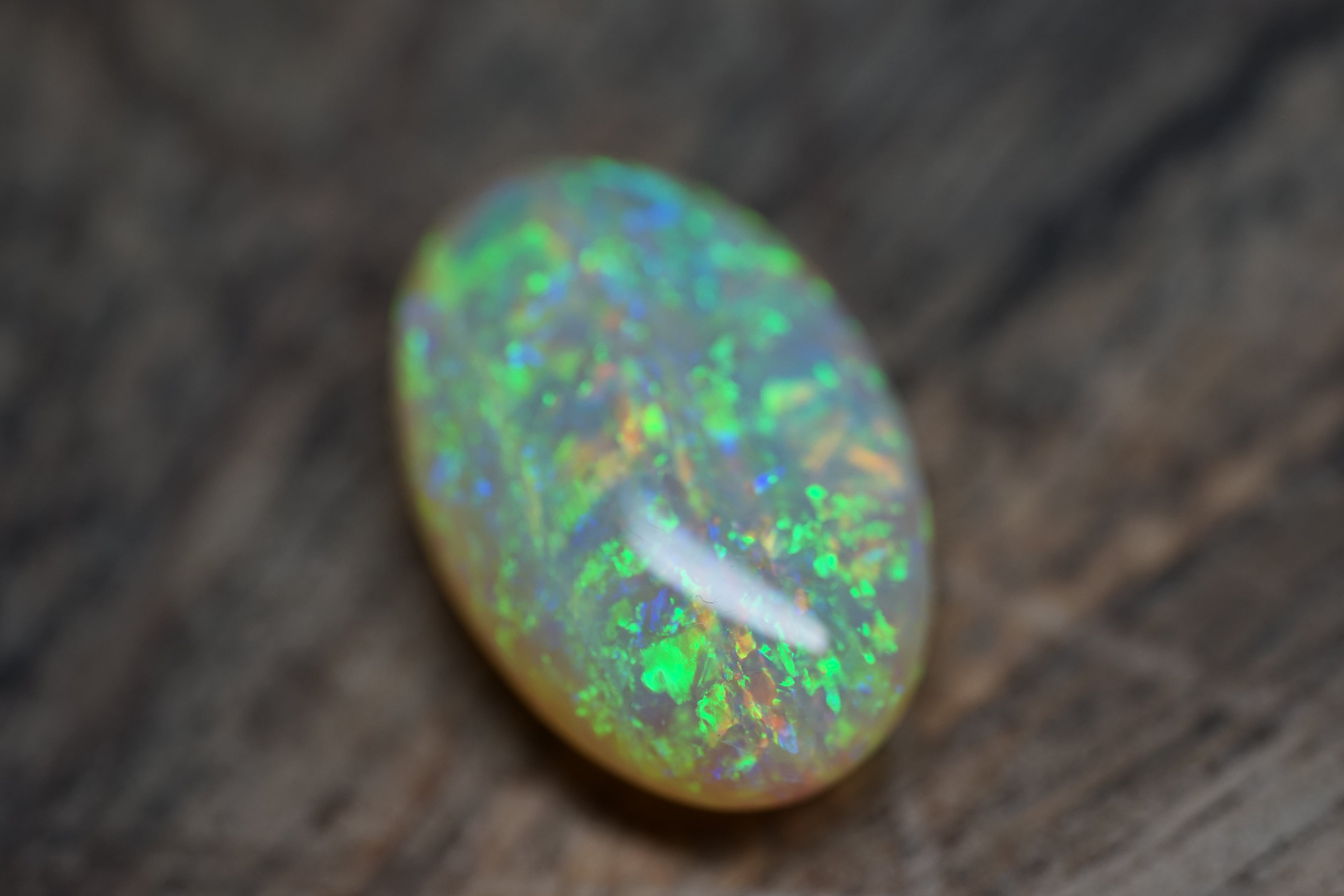 11.9 Carat Bright Double Sided Gem Opal - 0093