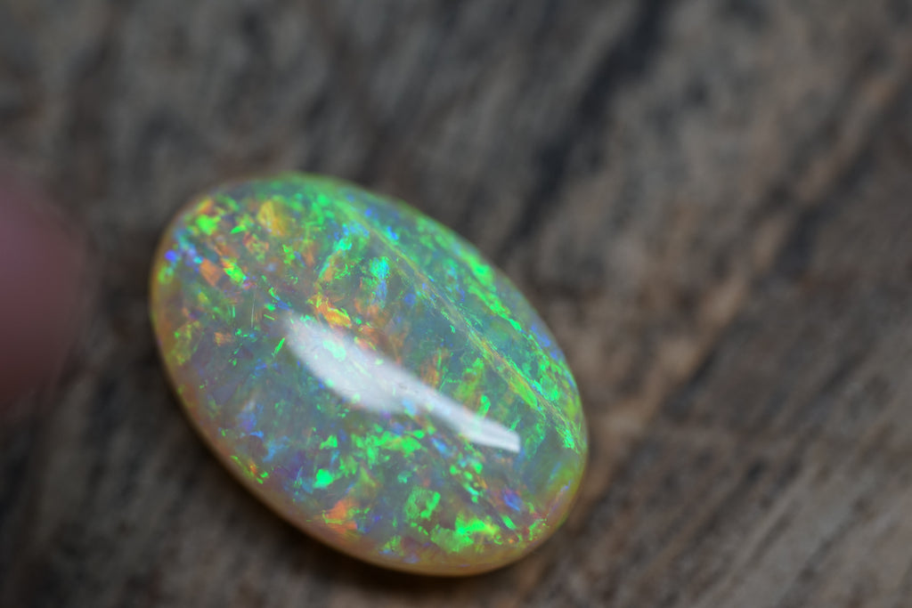 11.9 Carat Bright Double Sided Gem Opal - 0093
