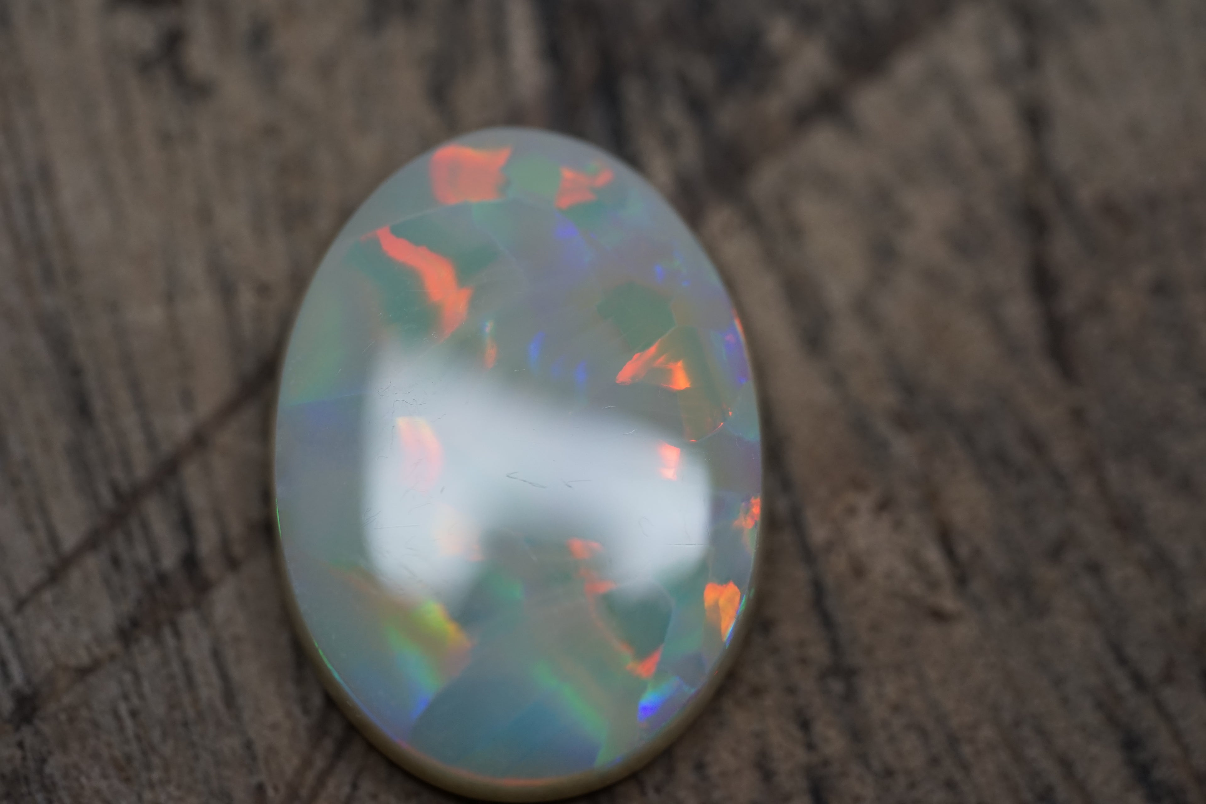 Lightning Ridge Oval Pendant Stone - 10.5 Carats. 0056
