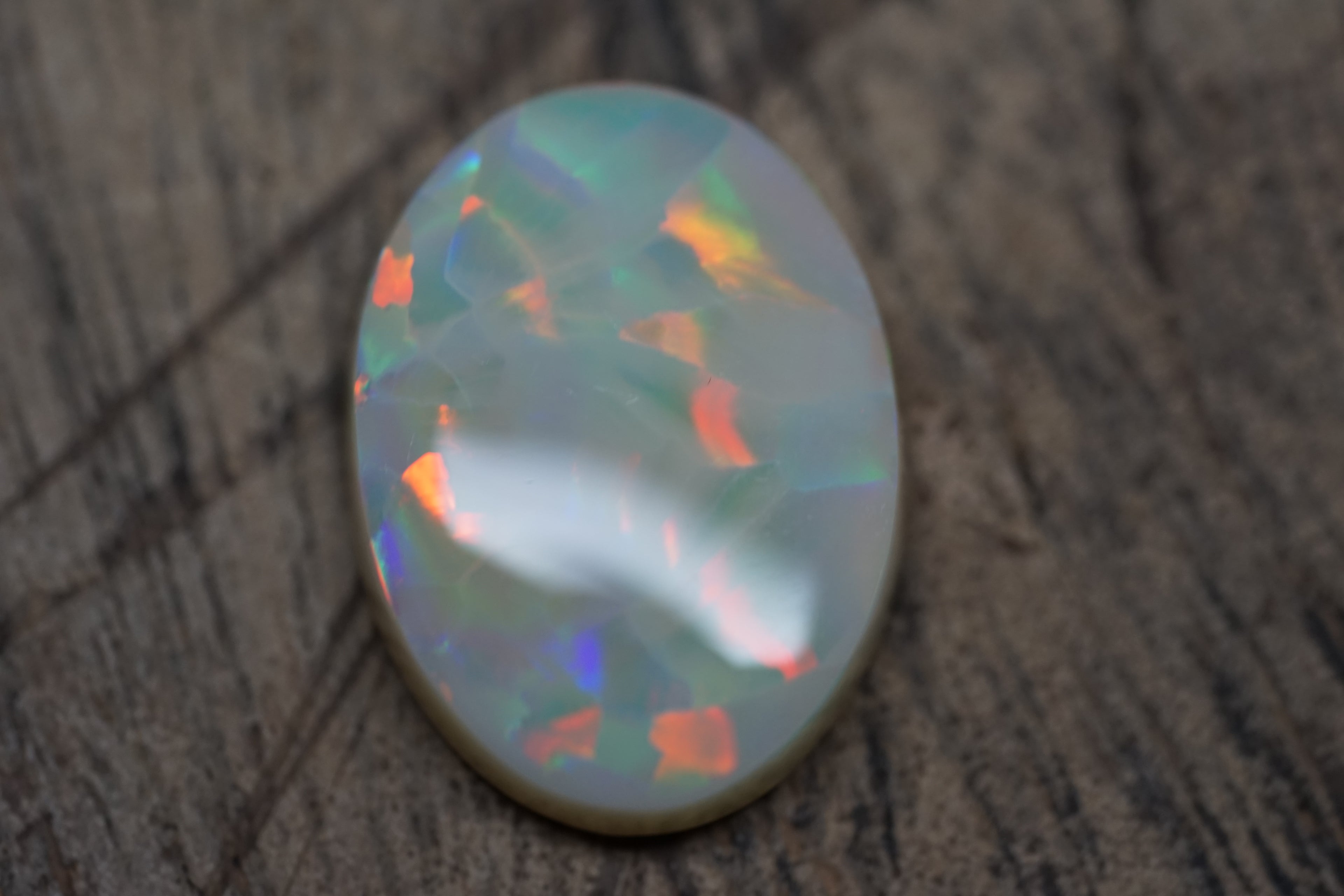Lightning Ridge Oval Pendant Stone - 10.5 Carats. 0056
