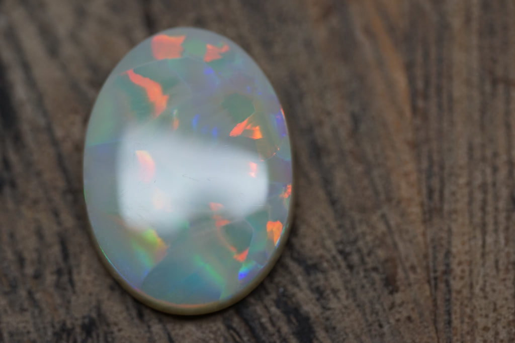 Lightning Ridge Oval Pendant Stone - 10.5 Carats. 0056