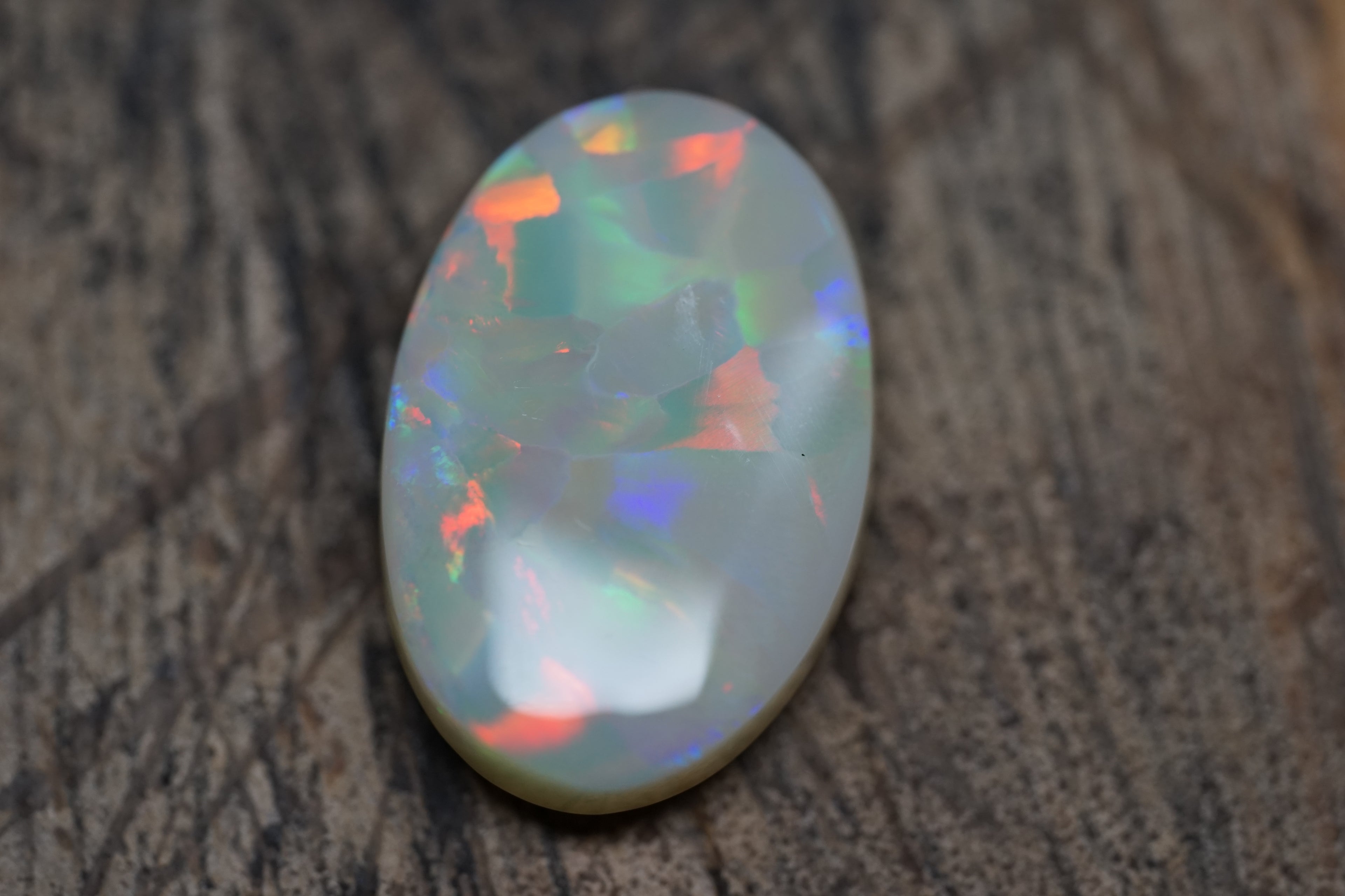 Lightning Ridge Grey Base - Harlequin Pattern 8.7 Carats 0098