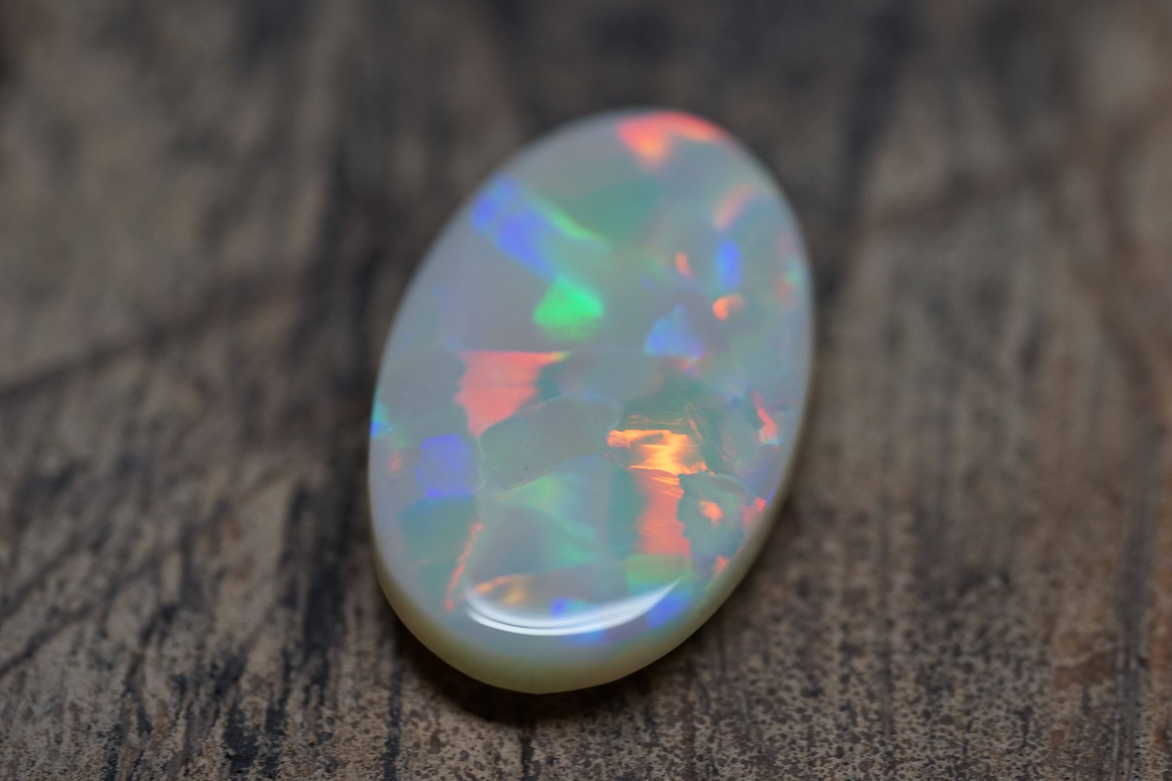 Lightning Ridge Grey Base - Harlequin Pattern 8.7 Carats 0098