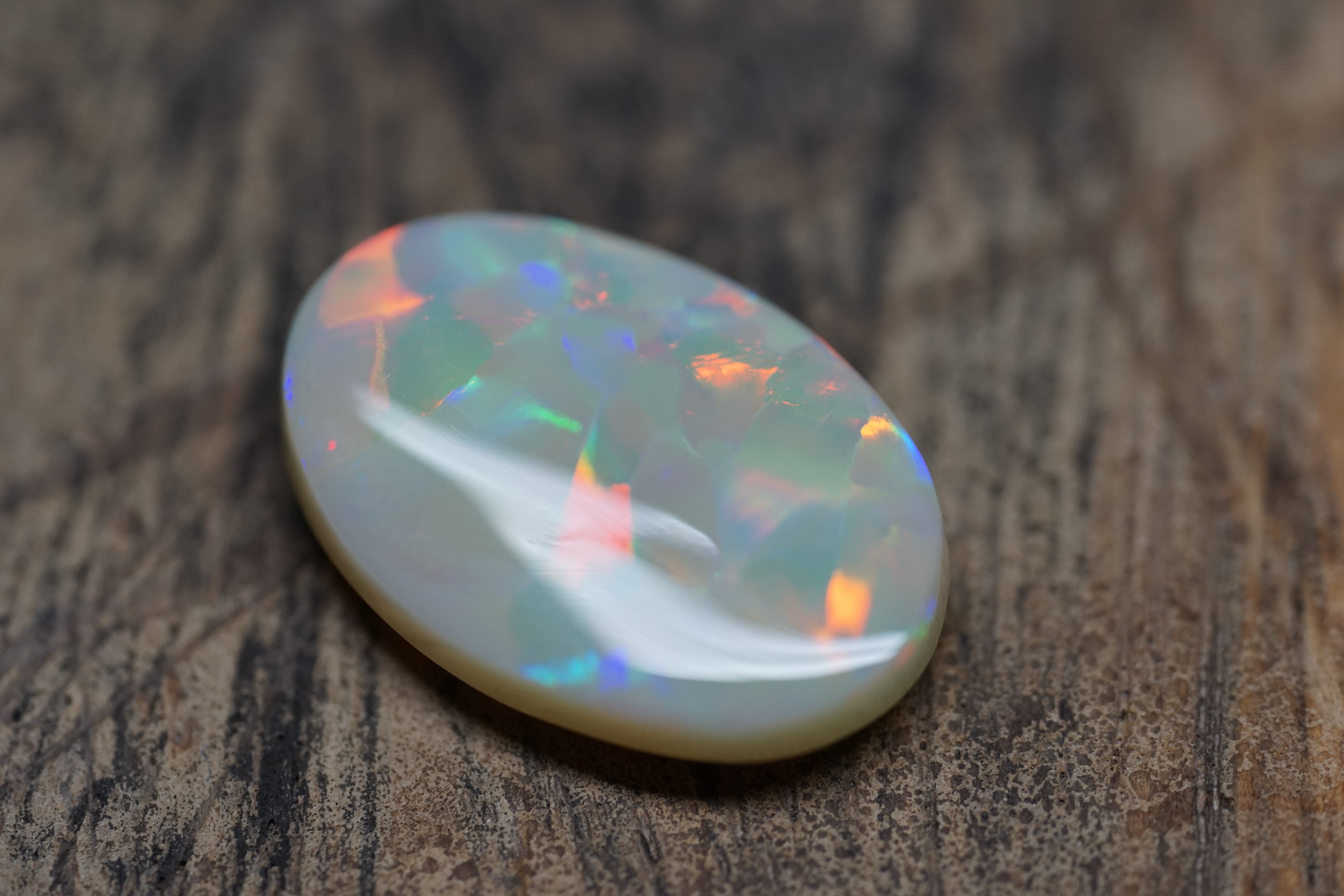 Lightning Ridge Grey Base - Harlequin Pattern 8.7 Carats 0098