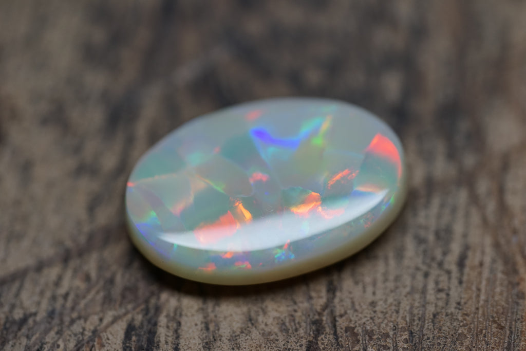 Lightning Ridge Grey Base - Harlequin Pattern 8.7 Carats 0098