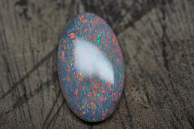 Mintabie Red Oval - 6.4 Carats. 0075