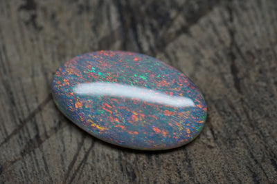 Mintabie Red Oval - 6.4 Carats. 0075