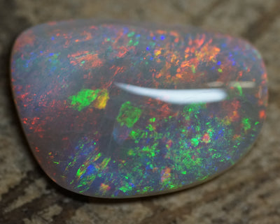 Mintabie Freeform Pendant Gem Opal - 6.7 Carats. 0067