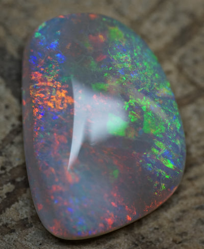 Mintabie Freeform Pendant Gem Opal