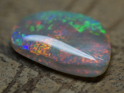 Mintabie Freeform Pendant Gem Opal - 6.7 Carats. 0067