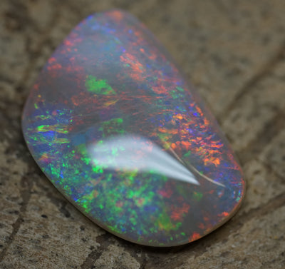 Mintabie Freeform Pendant Gem Opal - 6.7 Carats. 0067