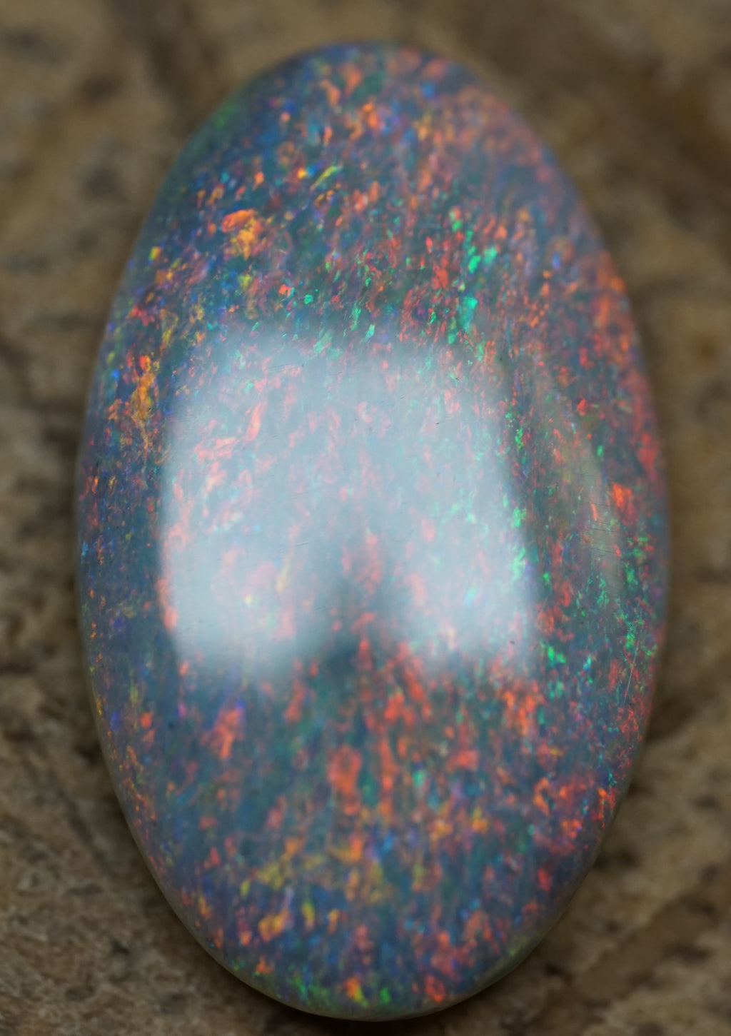 Mintabie Red Oval - 6.4 Carats. 0075