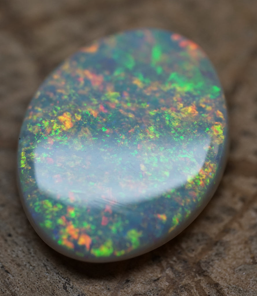 Coober Pedy Orange and Gold Oval - 5.7 Carats. 0023