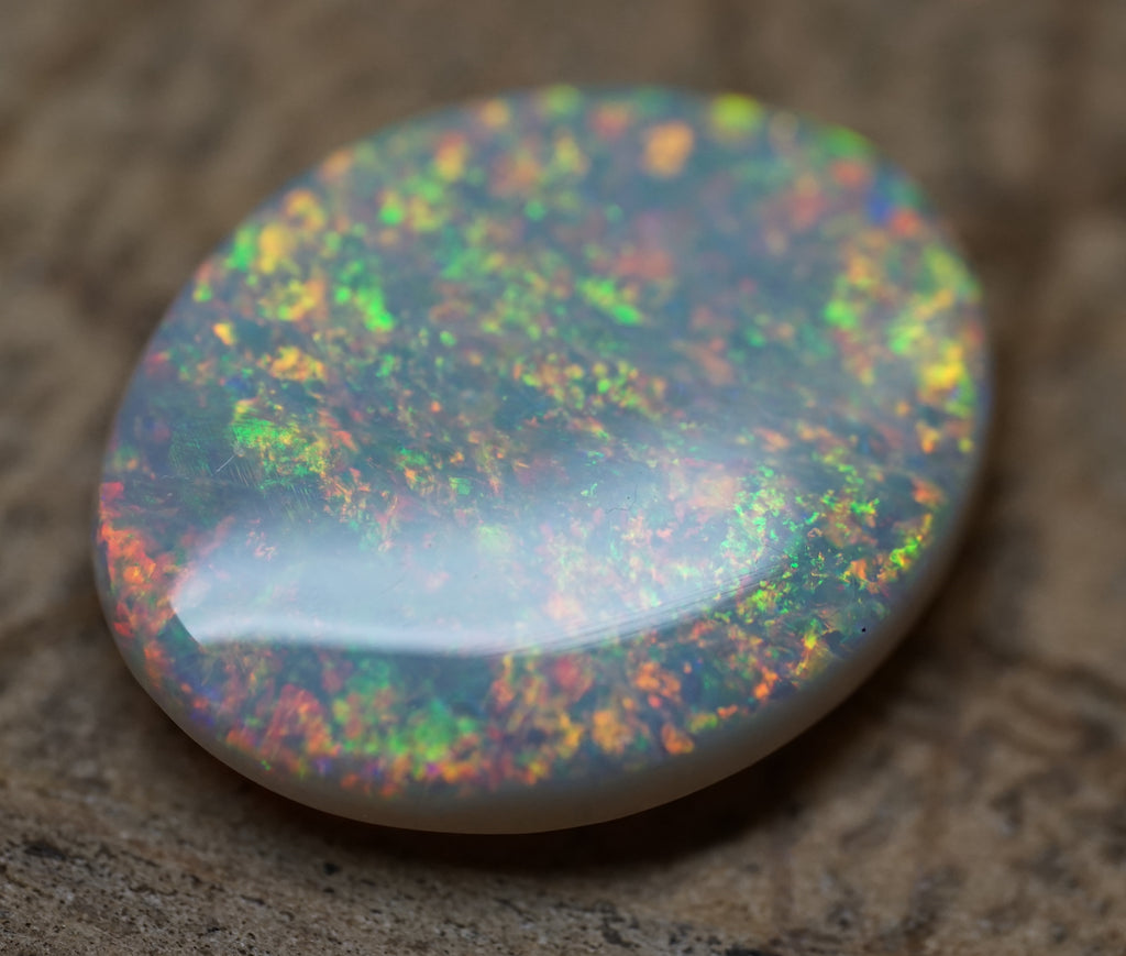 Coober Pedy Orange and Gold Oval - 5.7 Carats. 0023