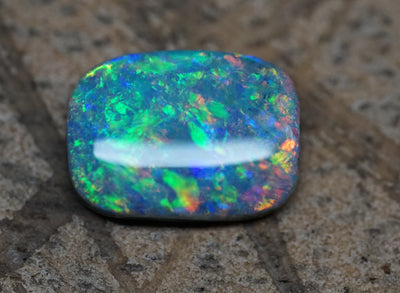 Coober Pedy Black Opal - 1.6 Carats.