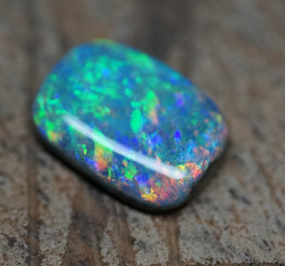 Coober Pedy Black Opal - 1.6 Carats.