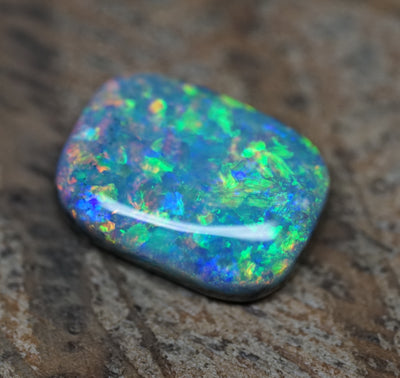 Coober Pedy Black Opal - 1.6 Carats.