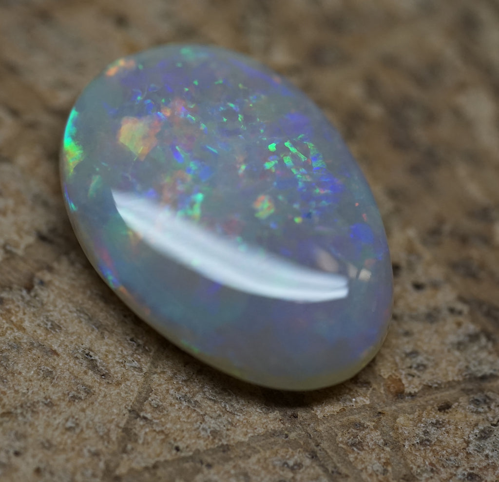 Dark Crystal Mintabie Oval - 2.9 Carats. 0030