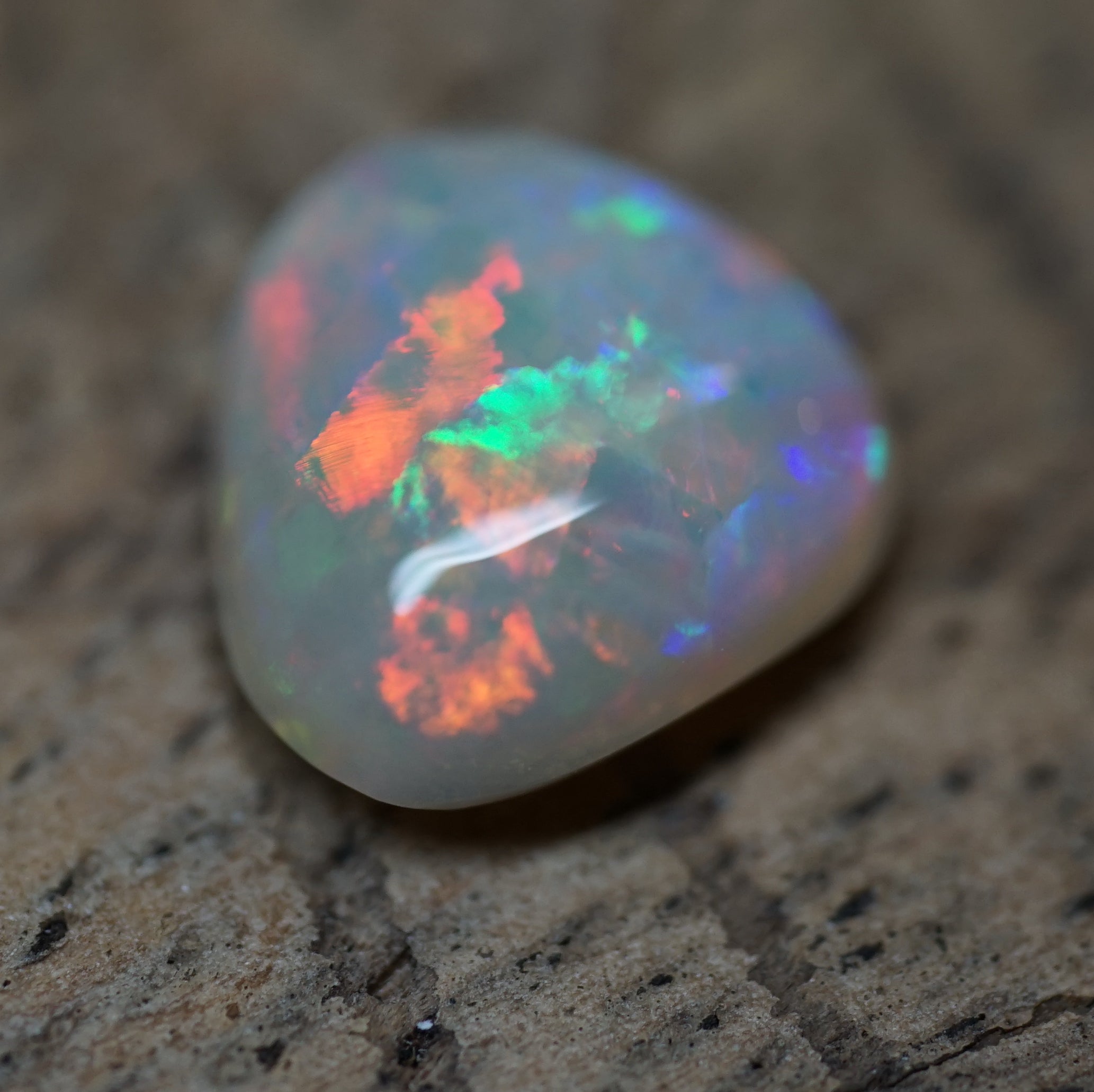 Mintabie Blocky Triangular Cut Gem - 1.4 Carats. 0061