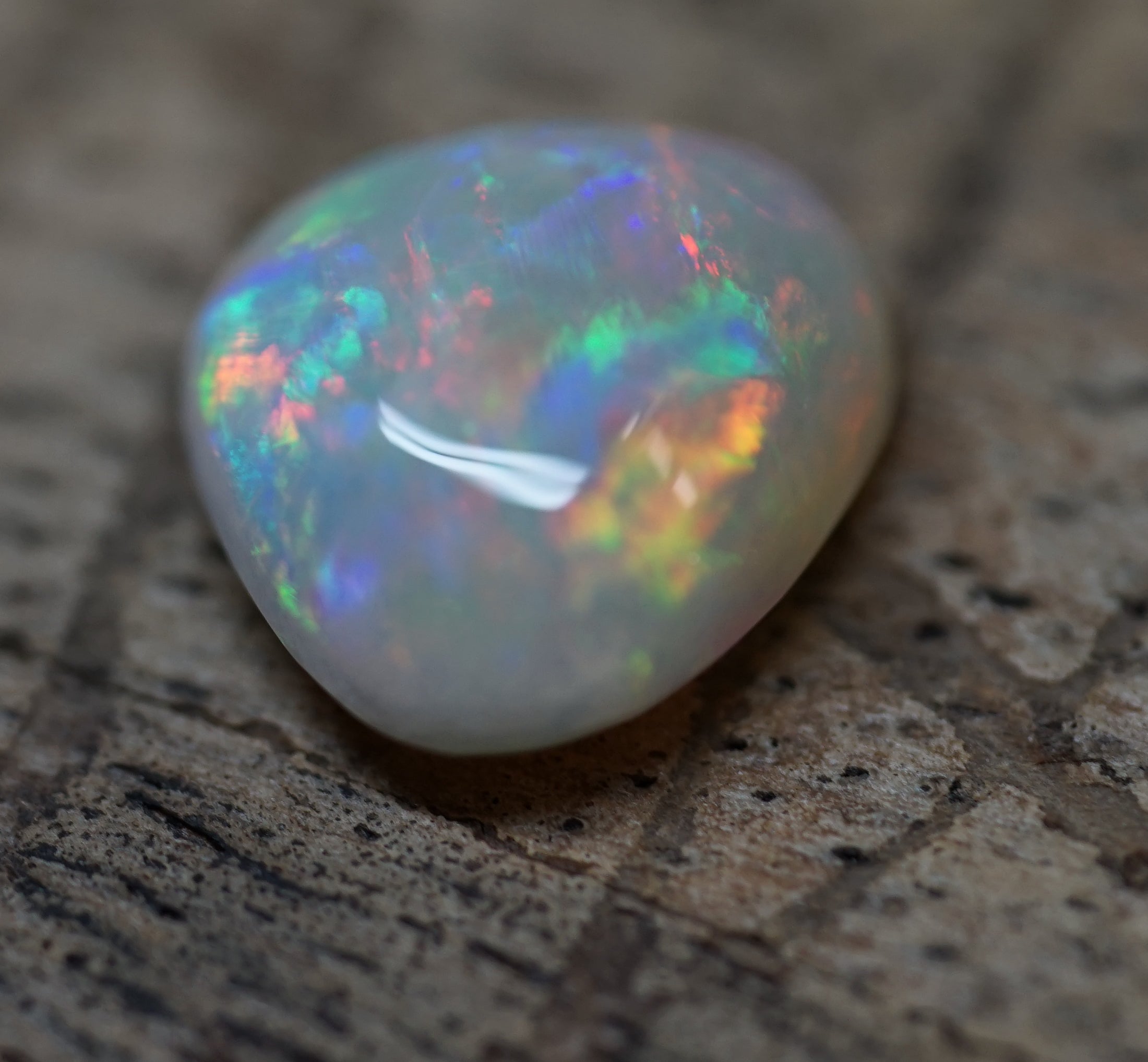 Mintabie Blocky Triangular Cut Gem - 1.4 Carats. 0061