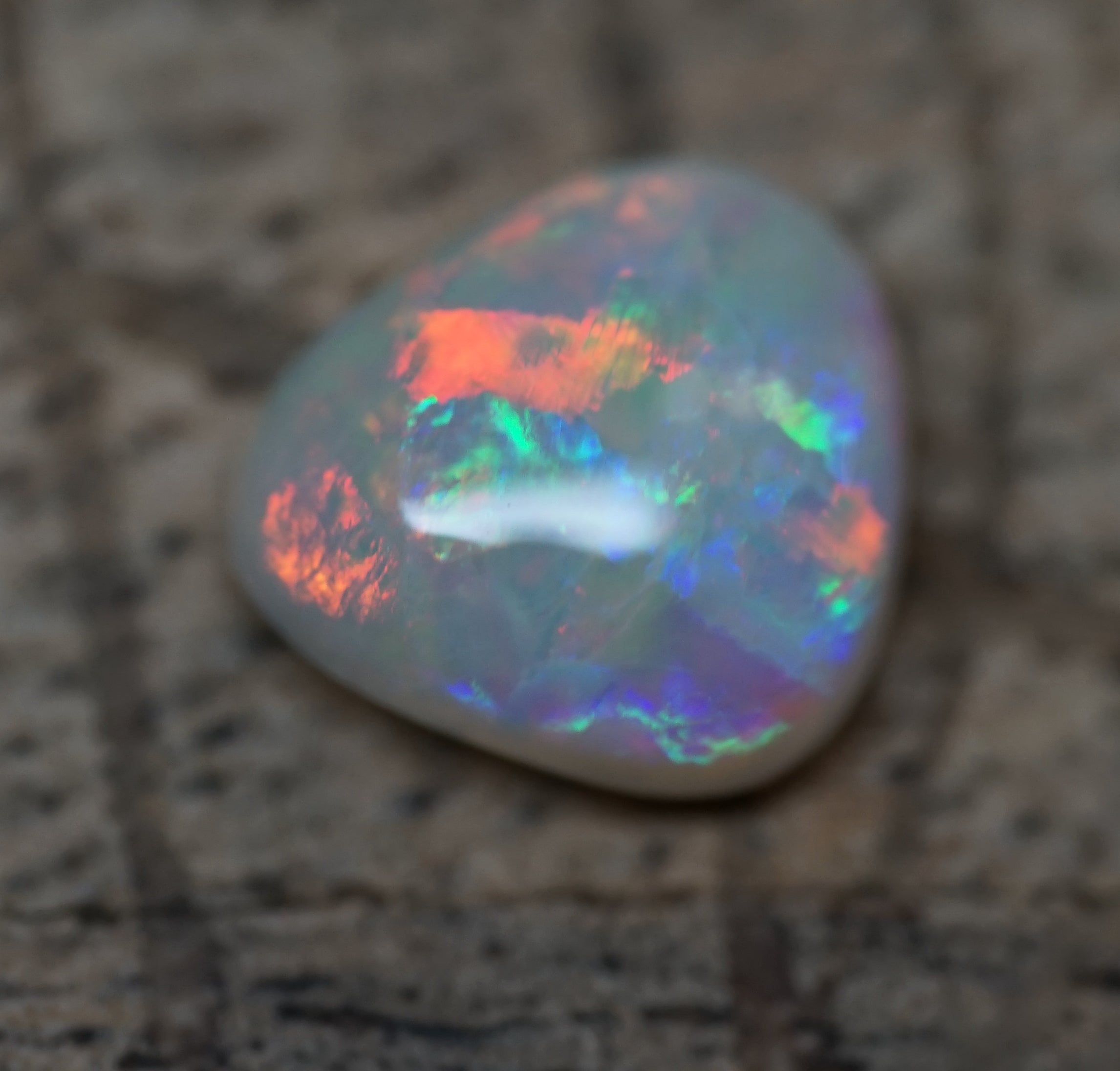Mintabie Blocky Triangular Cut Gem - 1.4 Carats. 0061